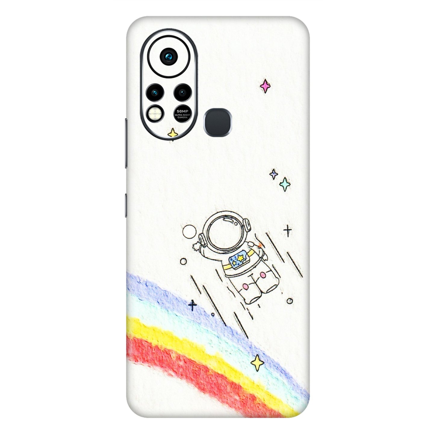 INFINIX Phone Skins (All Models) - Milkyway Astronaut - 3D Embossed Finish (L-110) Infinix Hot 11S