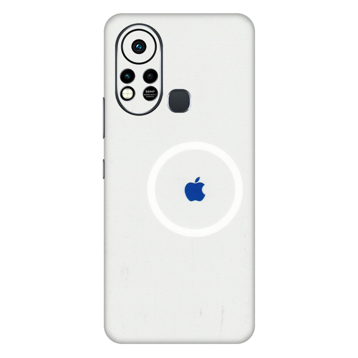 INFINIX Phone Skins (All Models) - iPhone Magsafe Logo - 3D Embossed Finish (L-320) Infinix Hot 11S