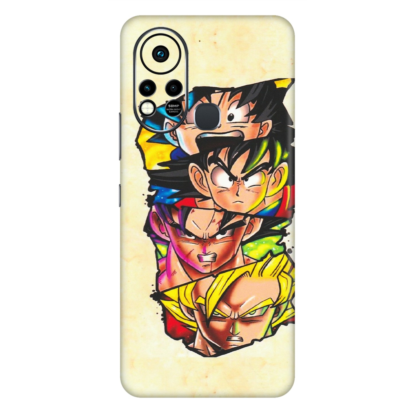 INFINIX Phone Skins (All Models) - Angry Multi Anime - Matte Finish (M-113) Infinix Hot 11S