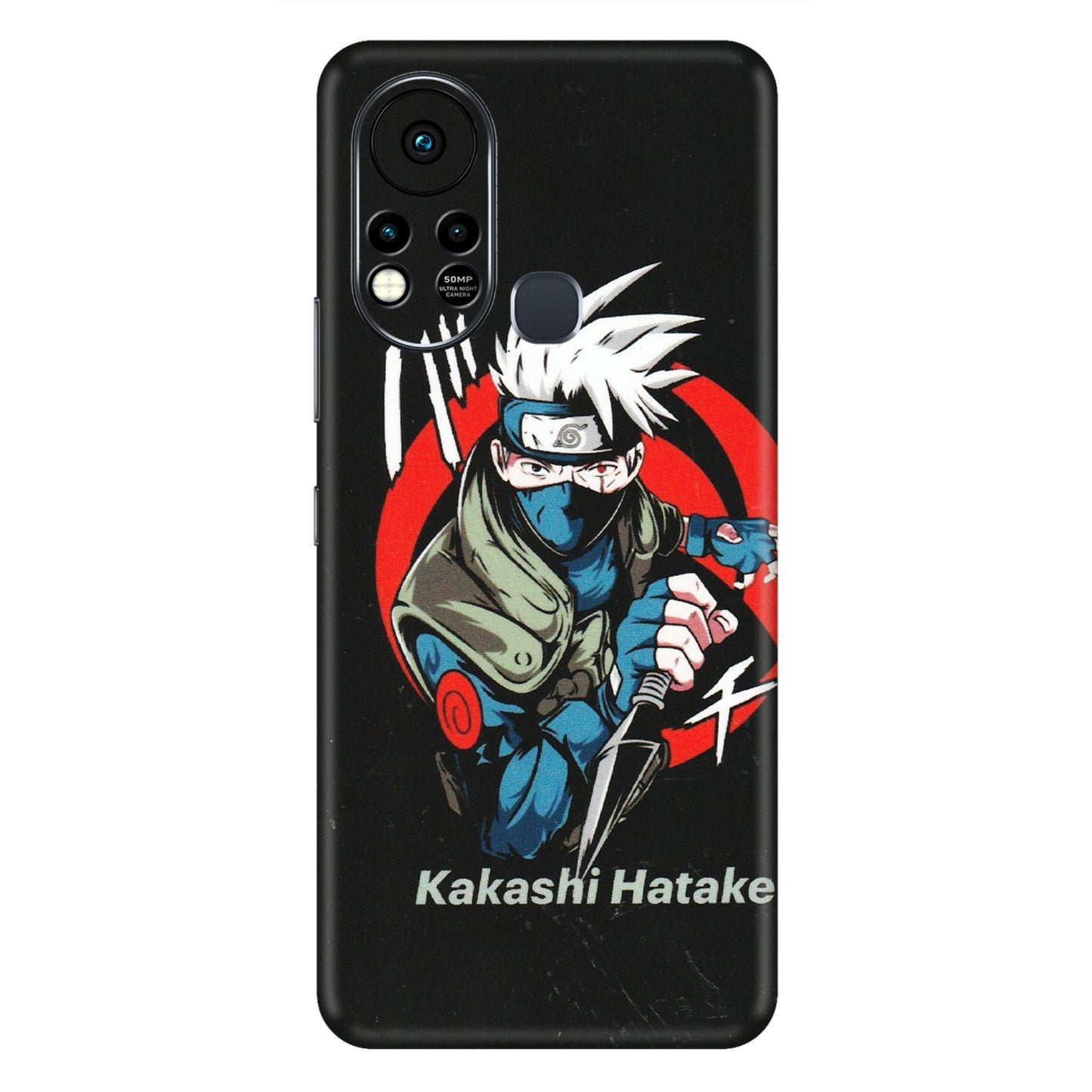 INFINIX Phone Skins (All Models) - Naruto Kakashi Hatake Killer - Matte Finish (M-114) Infinix Hot 11S