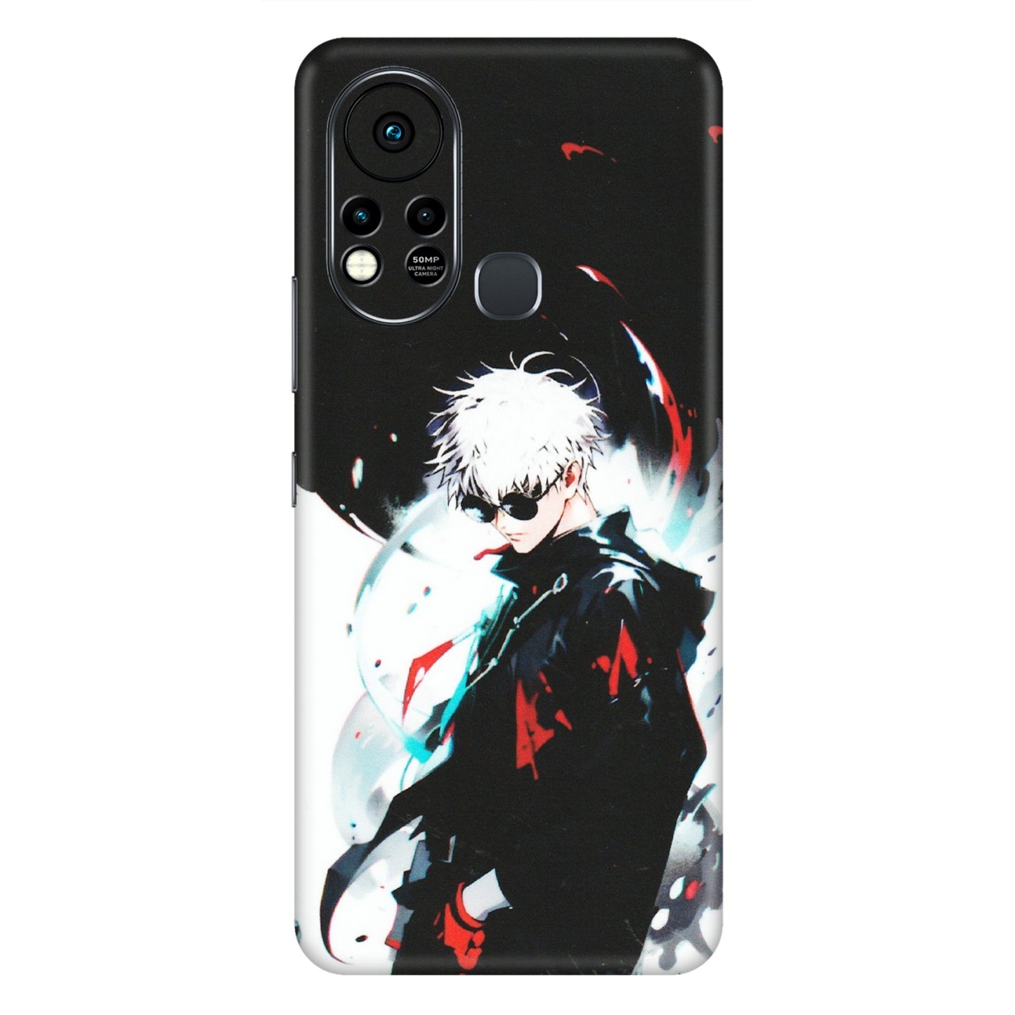 INFINIX Phone Skins (All Models) - Gojo Powerful Charater Kaisen Anime - Matte Finish (M-144) Infinix Hot 11S