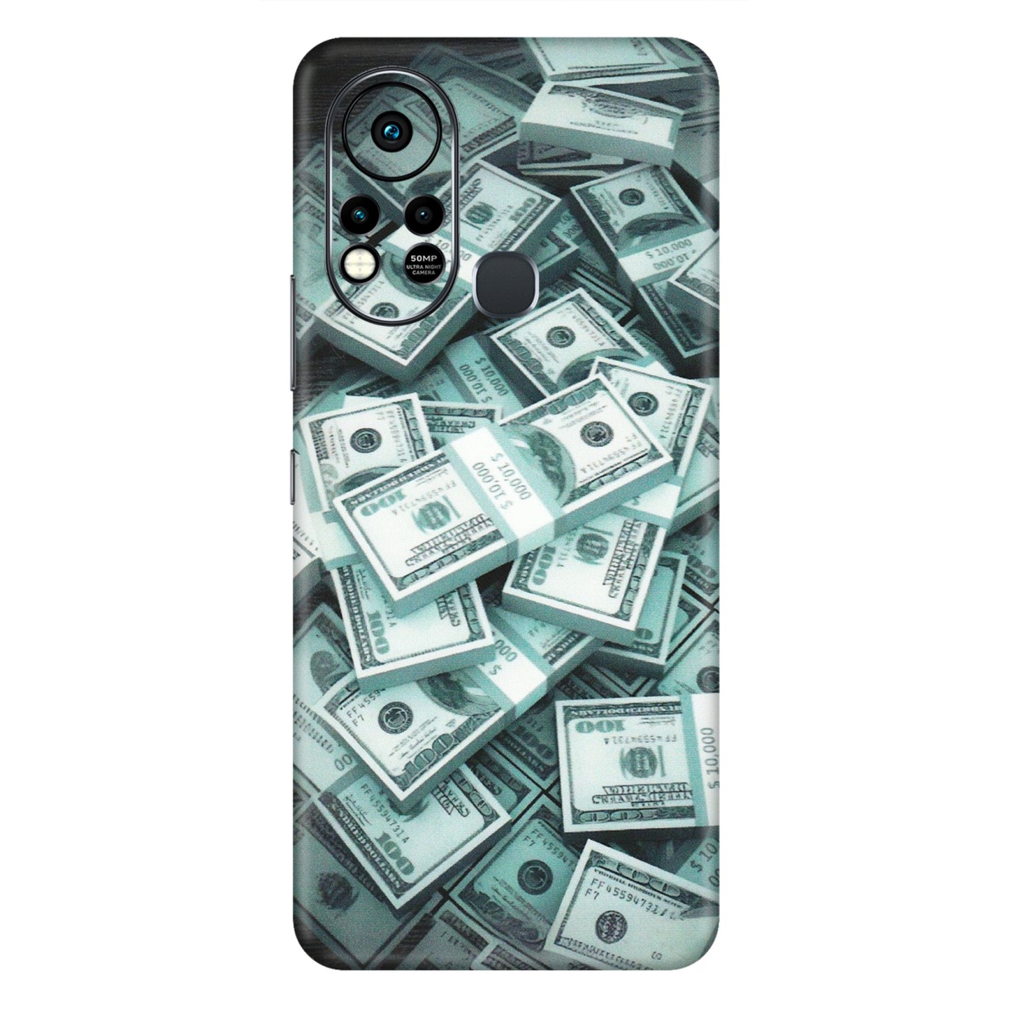 INFINIX Phone Skins (All Models) - Hundred Dollar Bill - Matte Finish (M-162) Infinix Hot 11S
