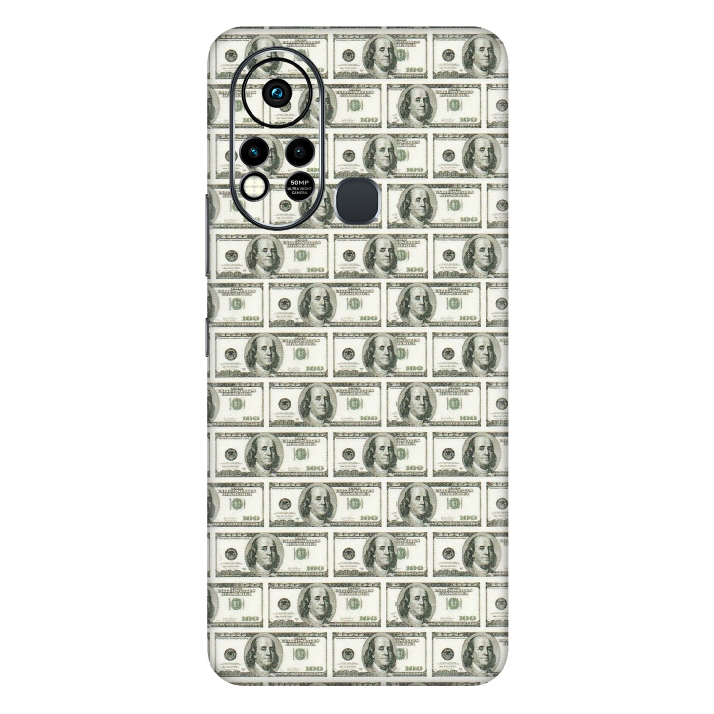 INFINIX Phone Skins (All Models) - I Love Dollars - Matte Finish (M-40) Infinix Hot 11S