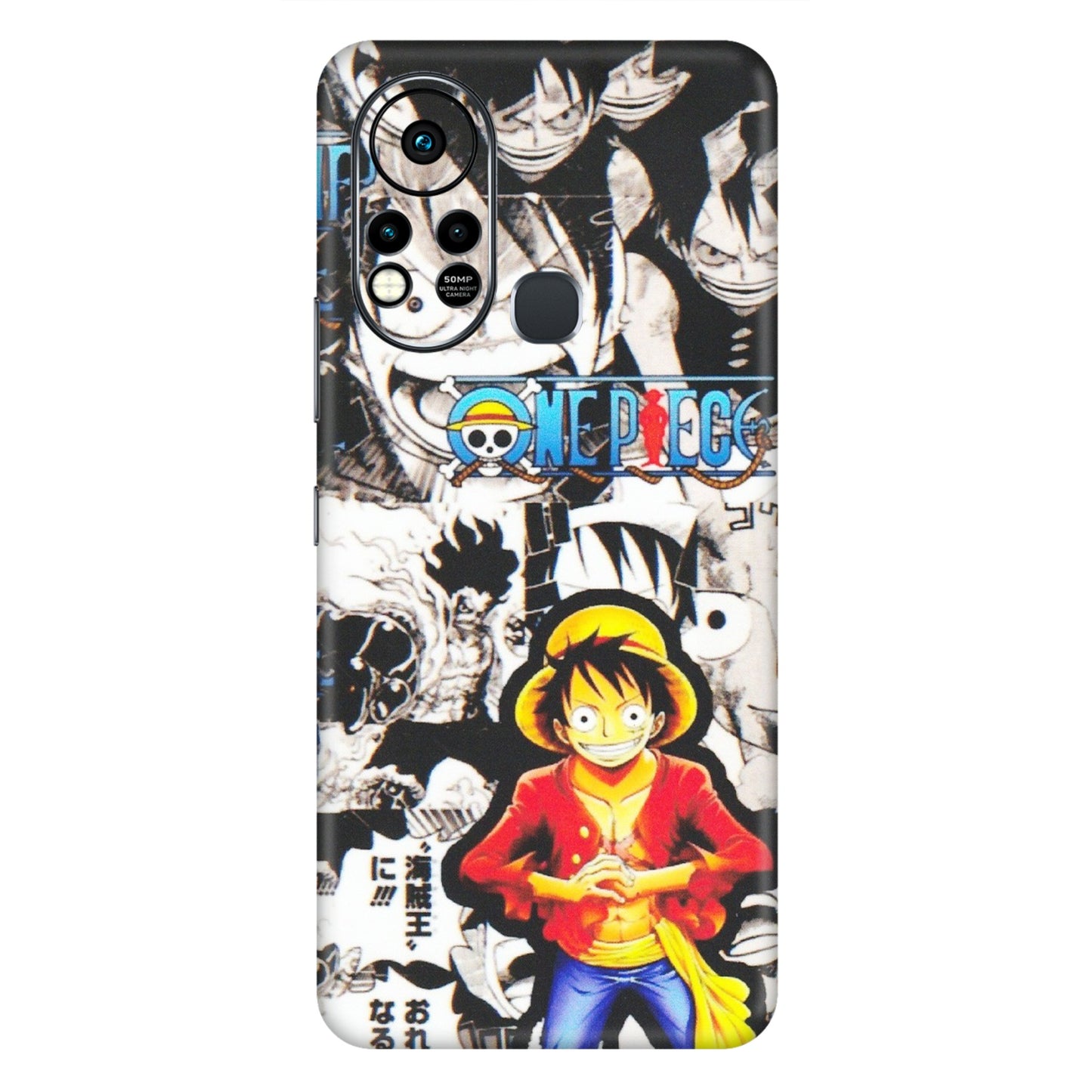 INFINIX Phone Skins (All Models) - One Piece B&W - Matte Finish (M-63) Infinix Hot 11S