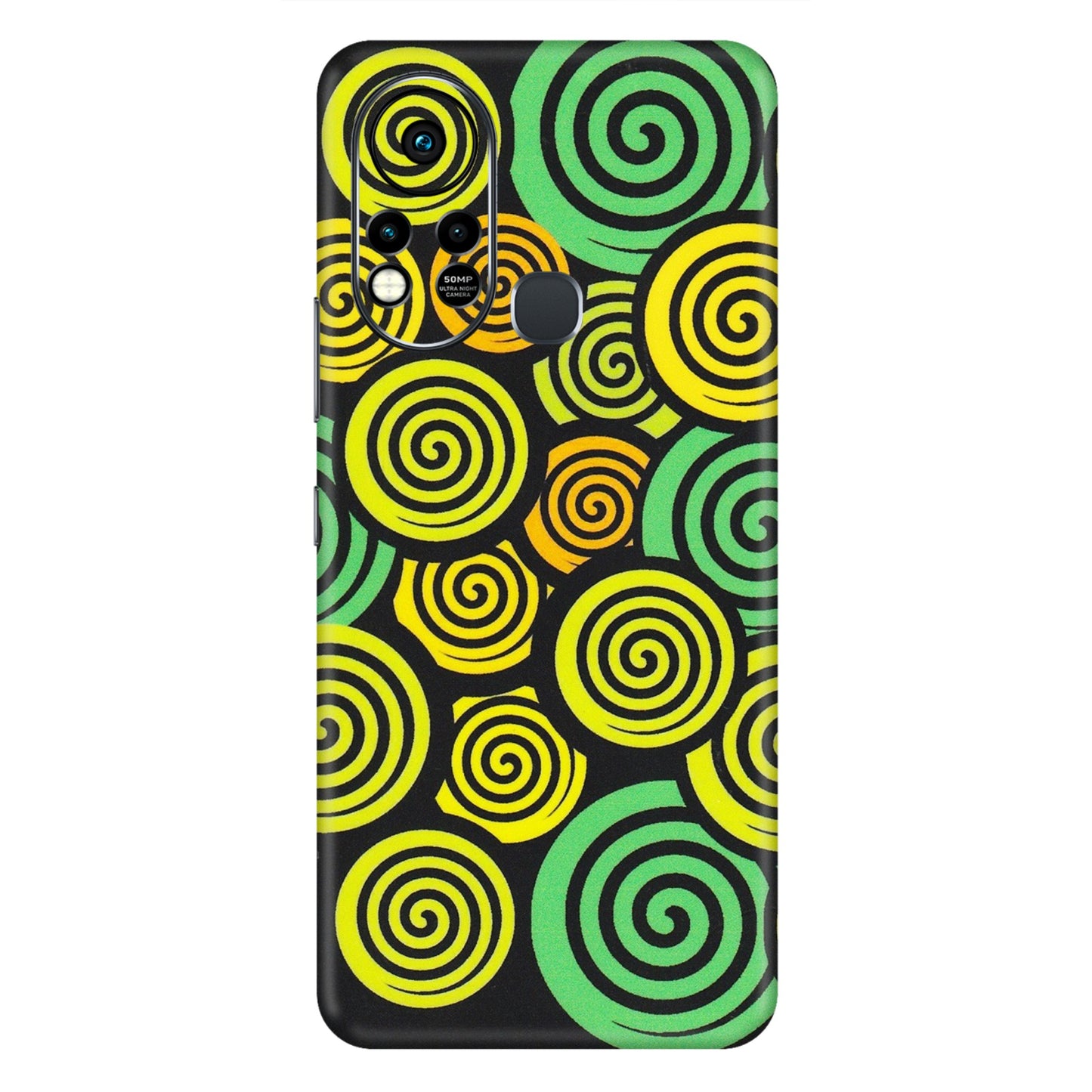 INFINIX Phone Skins (All Models) - Crazy Spiral - Matte Finish (M-91) Infinix Hot 11S