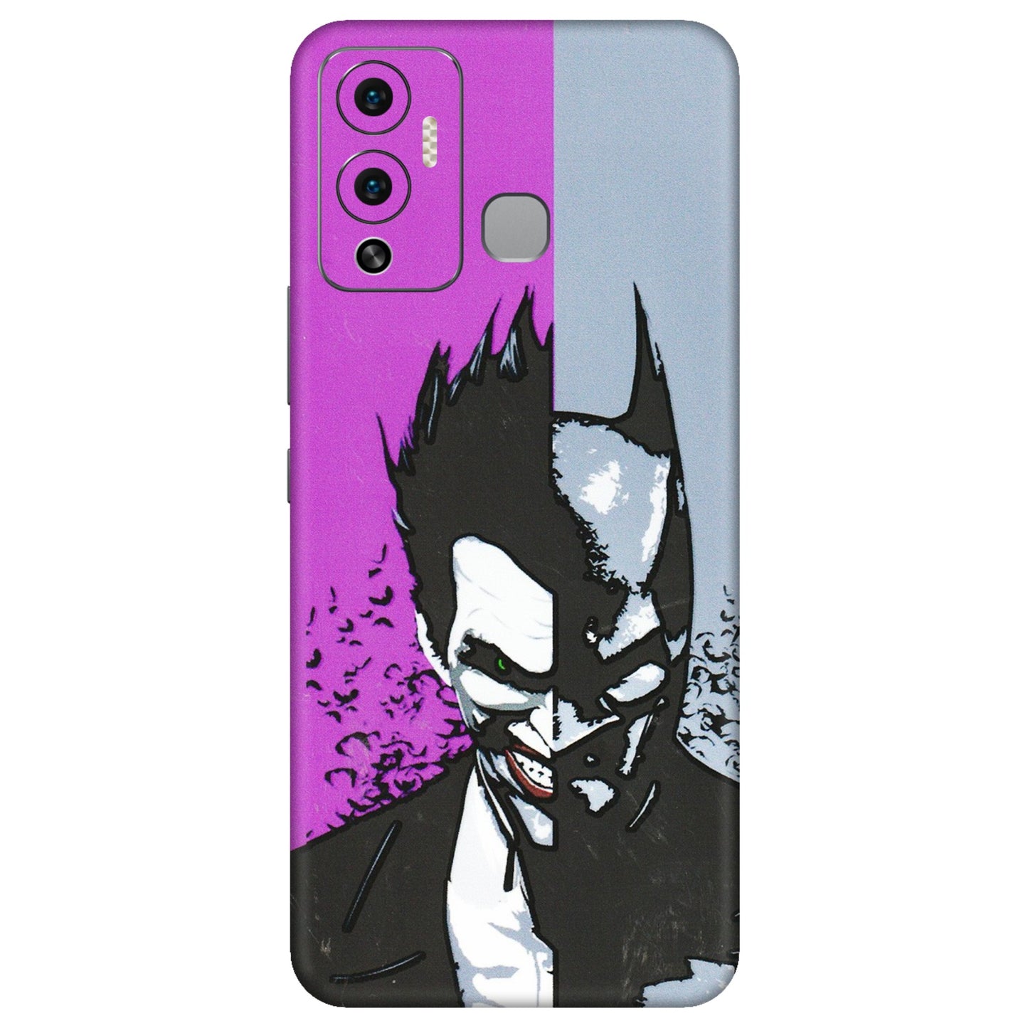 INFINIX Phone Skins (All Models) - Batman & Joker - 3D Embossed Finish (L-143) Infinix Hot 12 Play