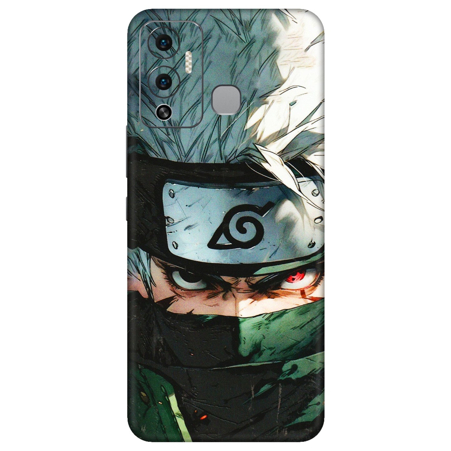 INFINIX Phone Skins (All Models) - Kakashi Red Eye Focus - 3D Embossed Finish (L-227) Infinix Hot 12 Play