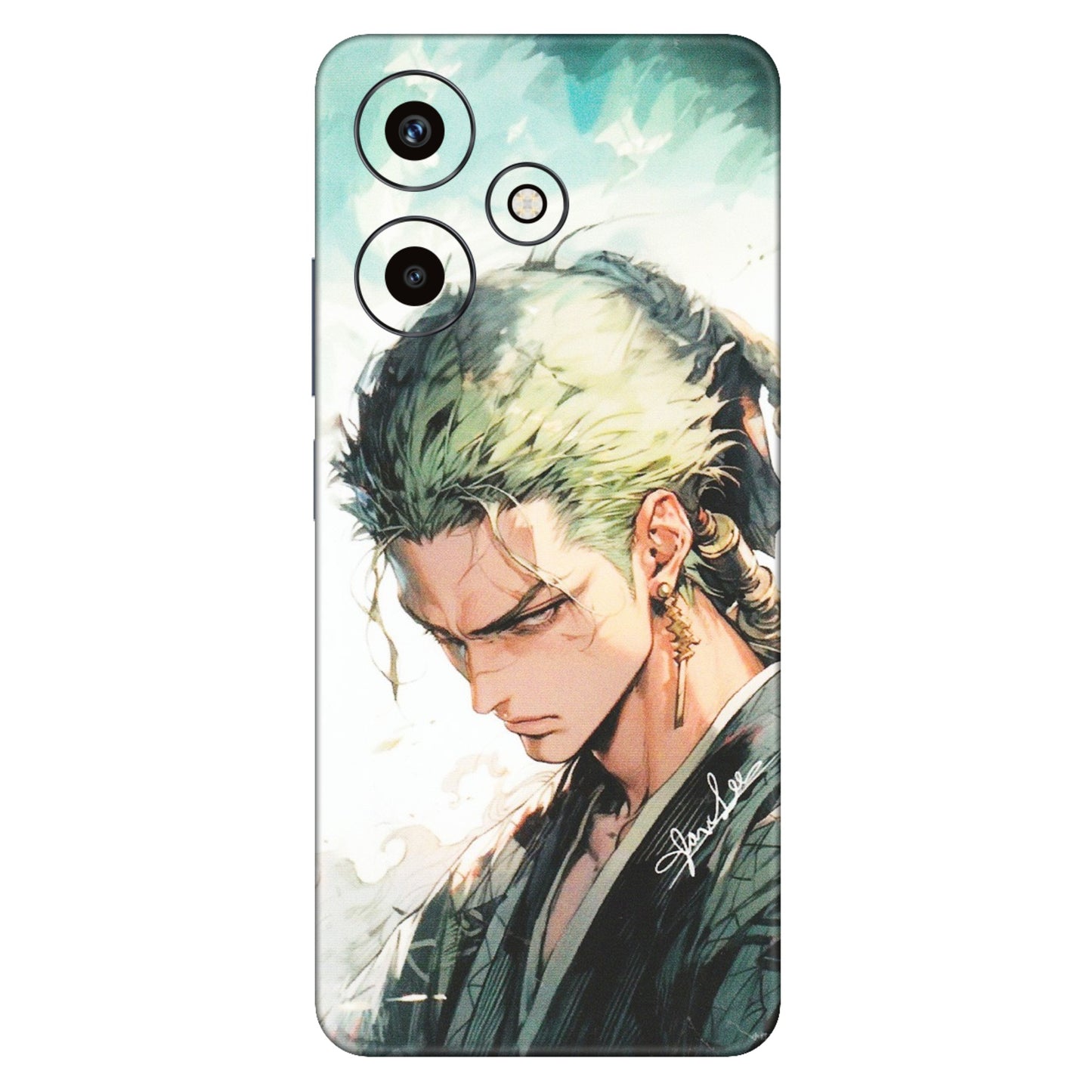 INFINIX Phone Skins (All Models) - Pirate Hunter One Piece Anime - Matte Finish (M-157) Infinix Hot 30
