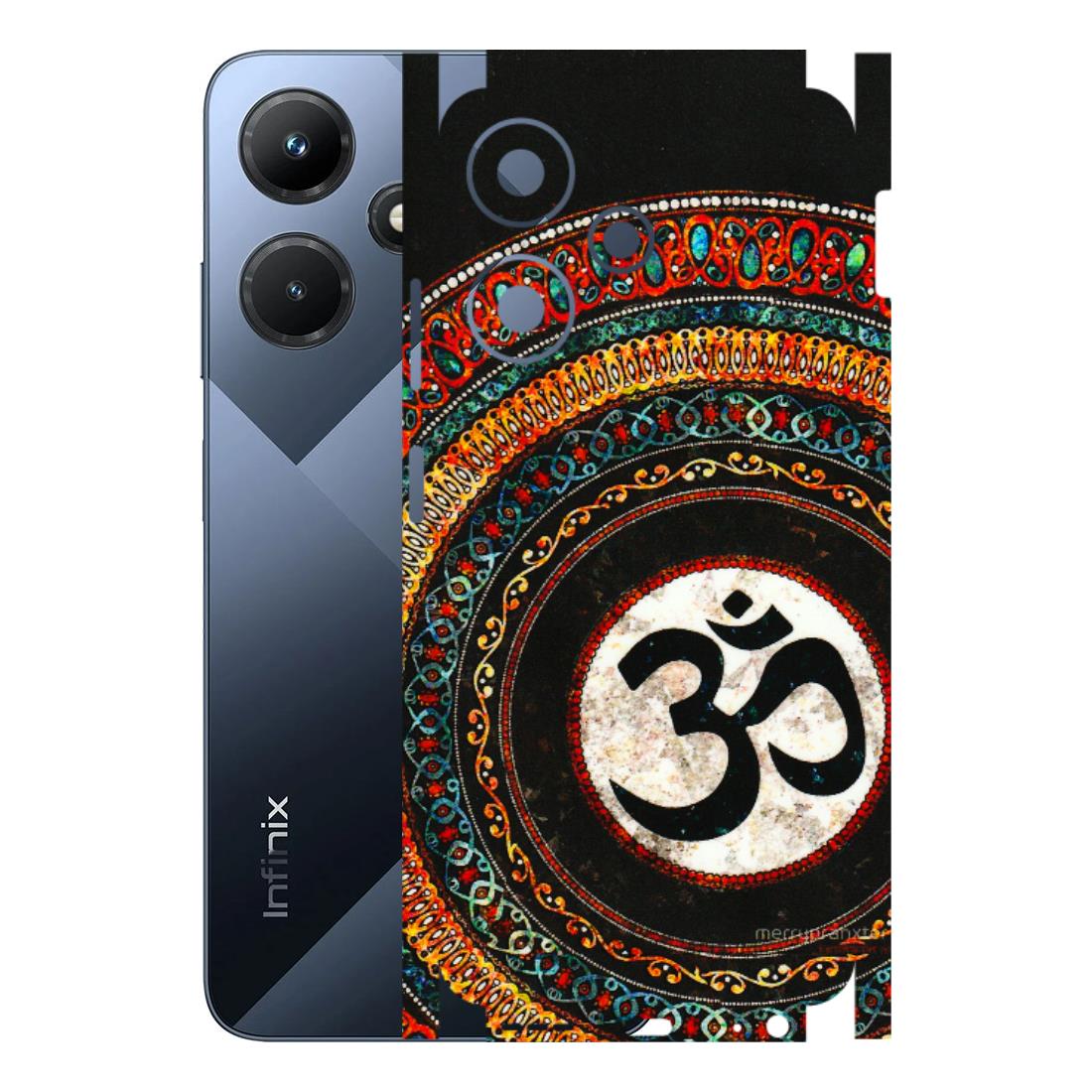 INFINIX Phone Skins (All Models) - Aum Chant Abstract - 3D Embossed Finish (L-42) Infinix Hot 30i