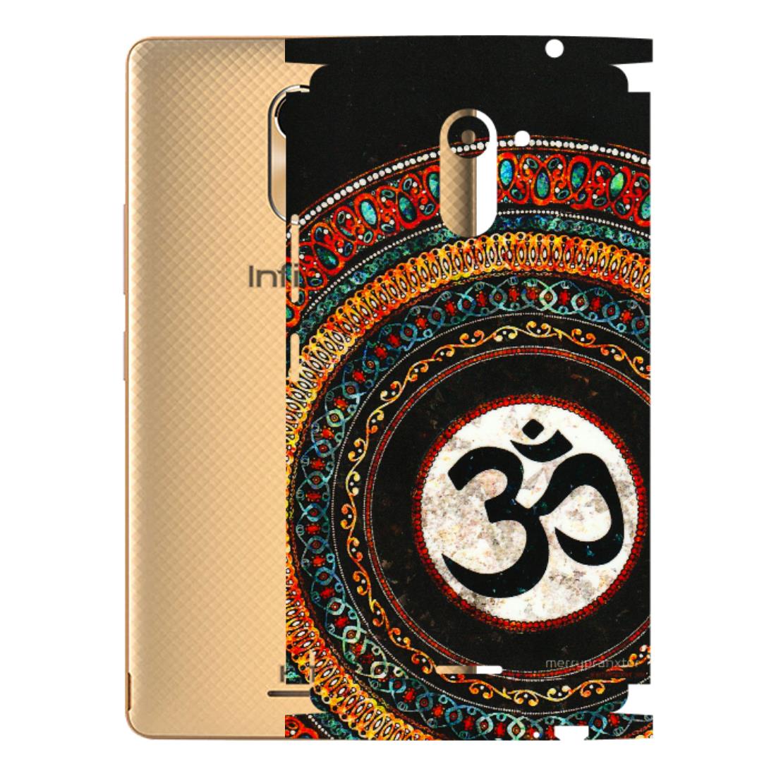 INFINIX Phone Skins (All Models) - Aum Chant Abstract - 3D Embossed Finish (L-42) Infinix Hot 4
