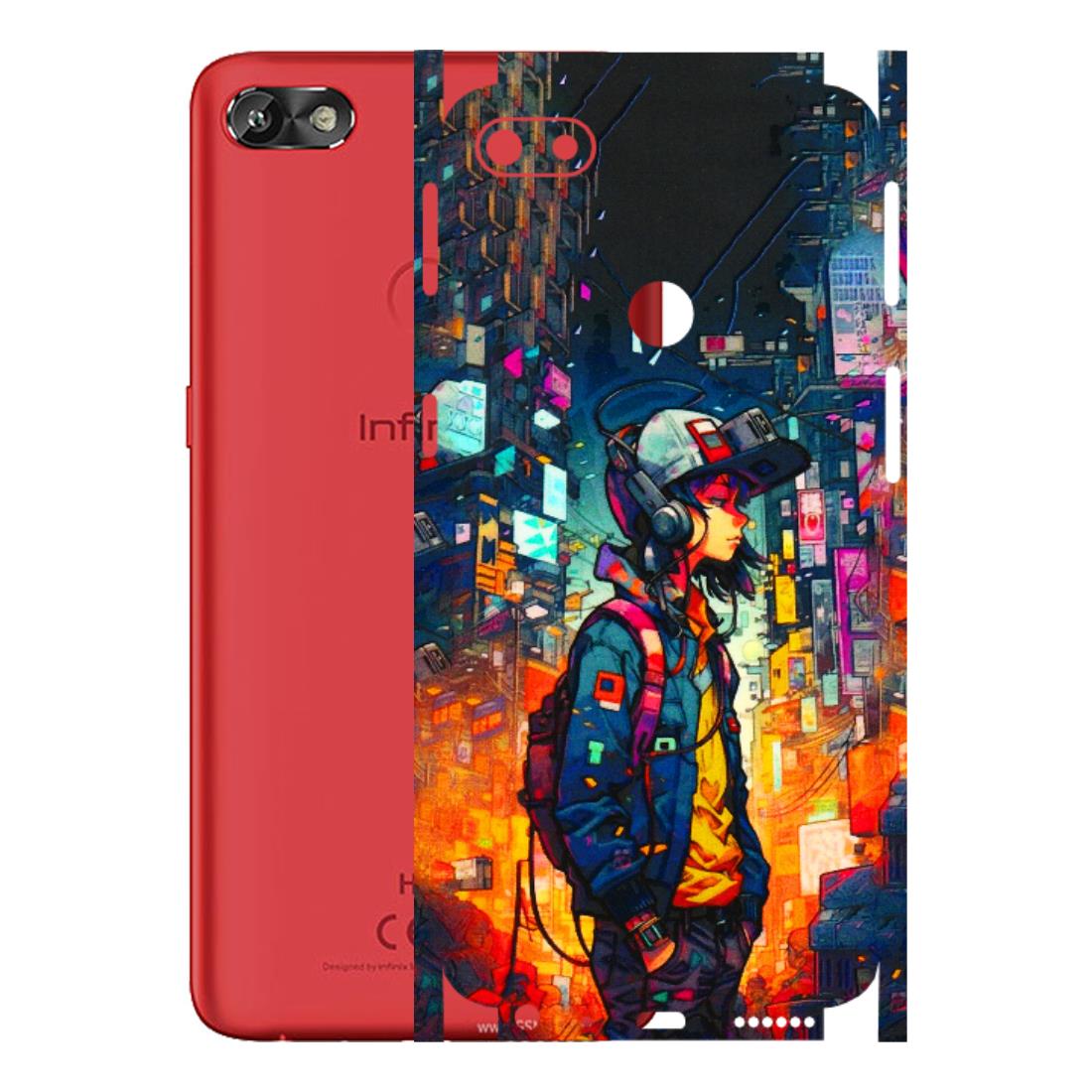 INFINIX Phone Skins (All Models) - Street Anime Guy - 3D Embossed Finish (L-158) Infinix Hot 6