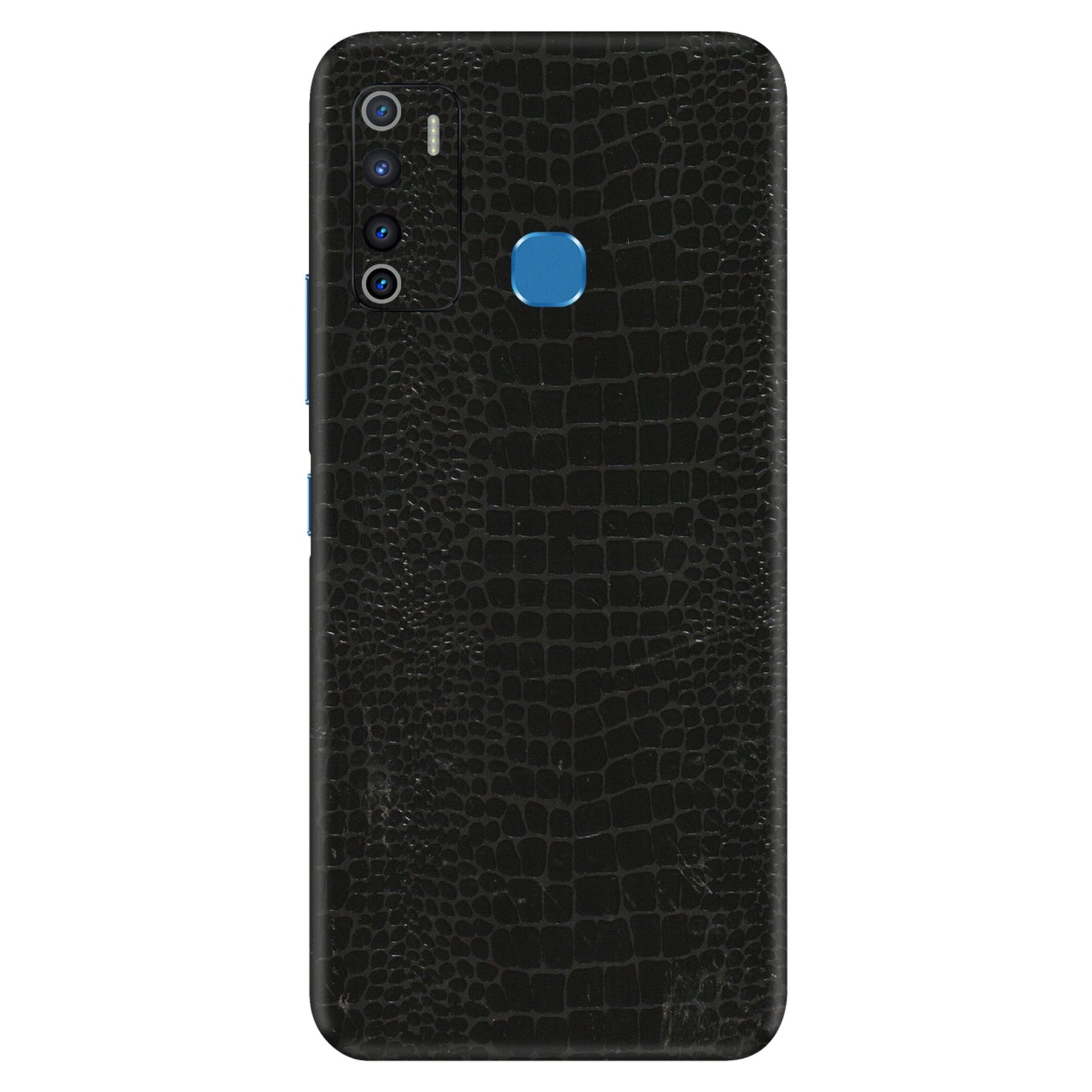 INFINIX Phone Skins (All Models) - Snake Leather Black - 3D Embossed Finish (L-107) Infinix Hot 9