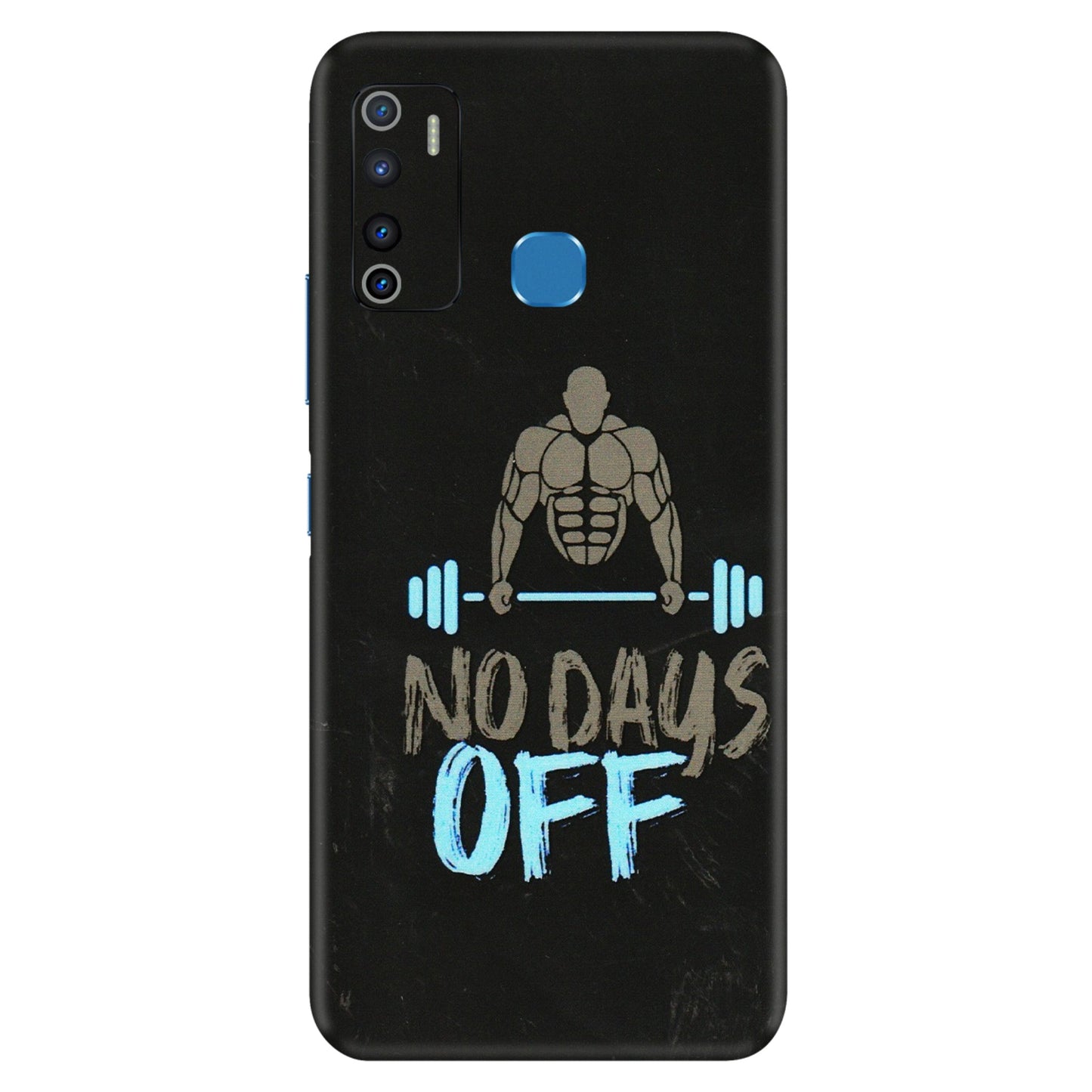 INFINIX Phone Skins (All Models) - Gym Lover - 3D Embossed Finish (L-127) Infinix Hot 9