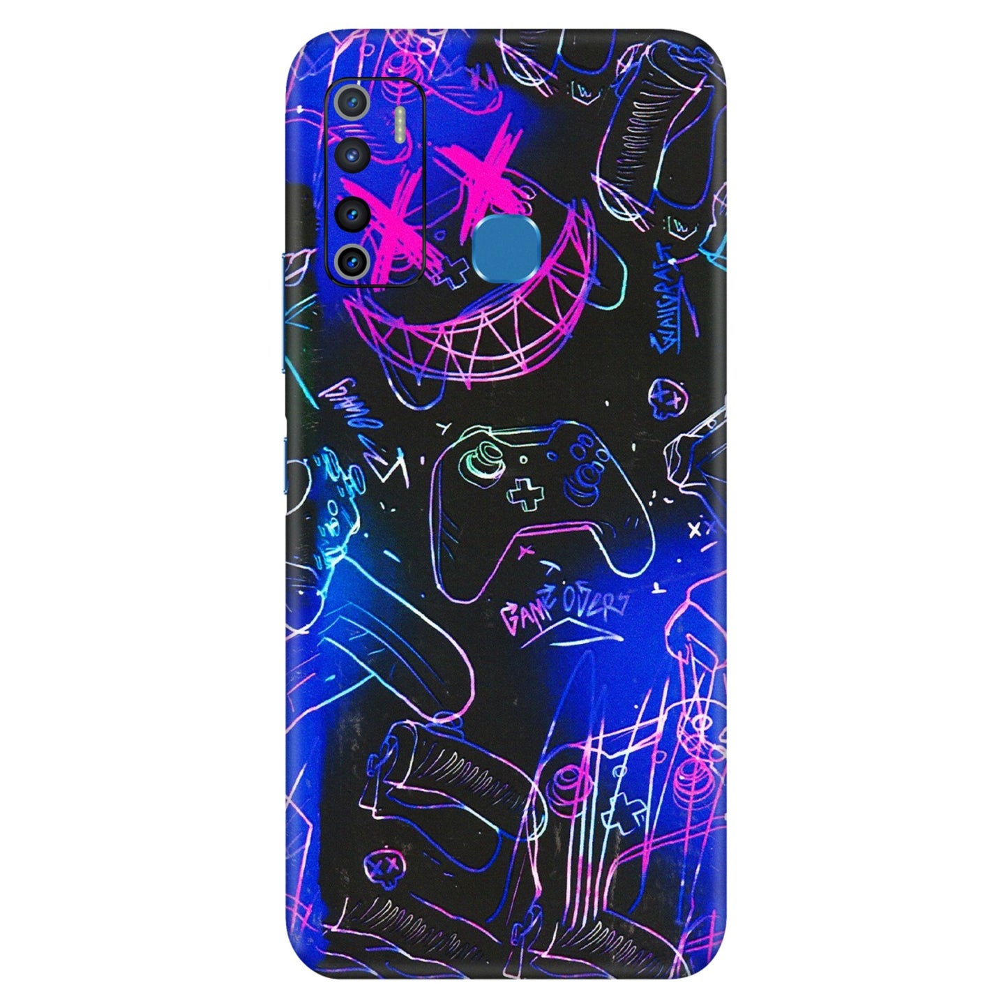 INFINIX Phone Skins (All Models) - Gamers Paradise - 3D Embossed Finish (L-258) Infinix Hot 9
