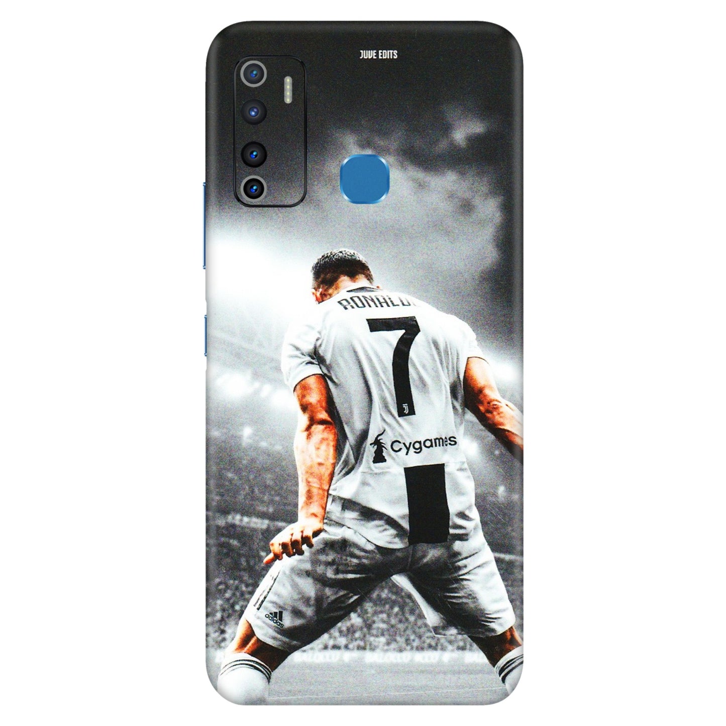 INFINIX Phone Skins (All Models) - Ronaldo CR7 Crazy - 3D Embossed Finish (L-44) Infinix Hot 9