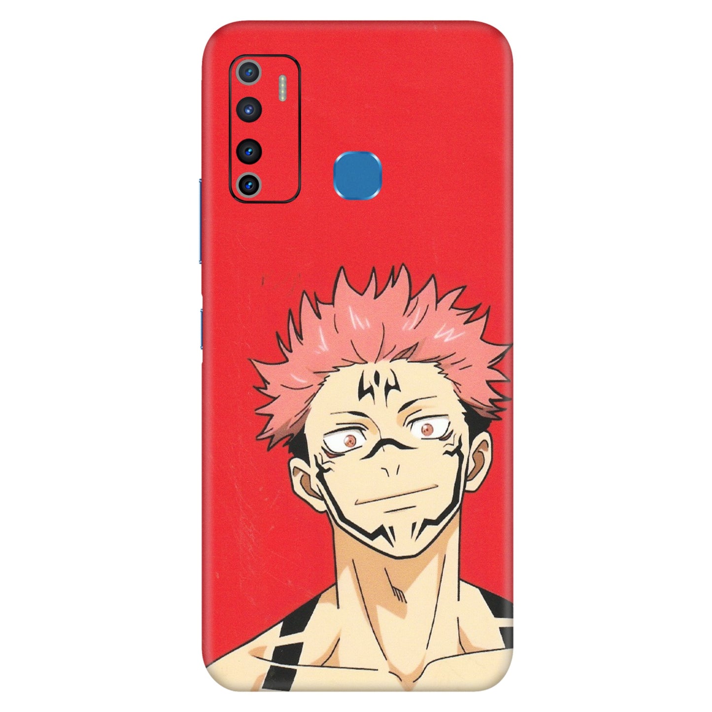 INFINIX Phone Skins (All Models) - Ryomen Sukuna Fun Anime - Matte Finish (M-153) Infinix Hot 9