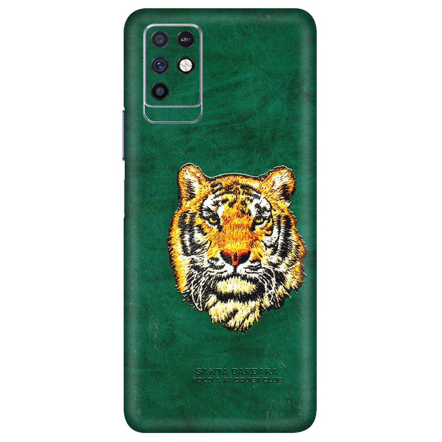 INFINIX Phone Skins (All Models) - Leather Feel Tiger - 3D Embossed Finish (L-111) Infinix Note 10