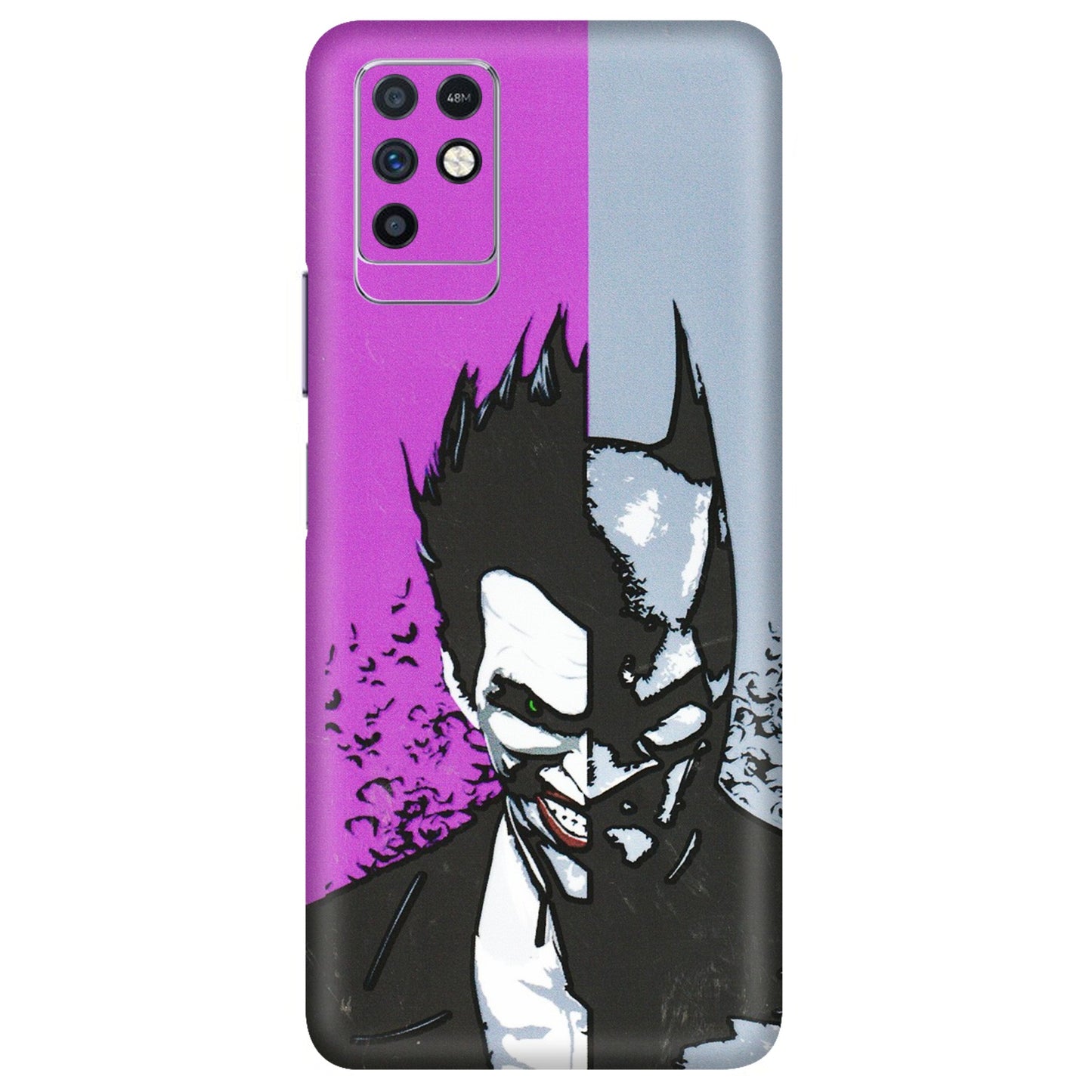 INFINIX Phone Skins (All Models) - Batman & Joker - 3D Embossed Finish (L-143) Infinix Note 10