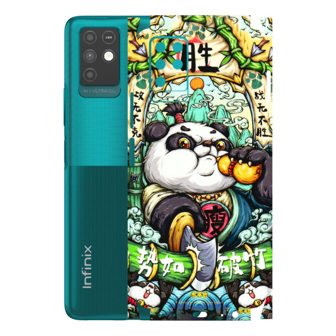 INFINIX Phone Skins (All Models) - Royal Rich Panda - 3D Embossed Finish (L-170) Infinix Note 10