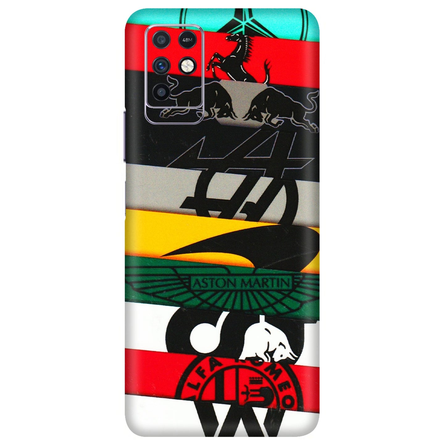 INFINIX Phone Skins (All Models) - Multi Designer Brands - 3D Embossed Finish (L-187) Infinix Note 10