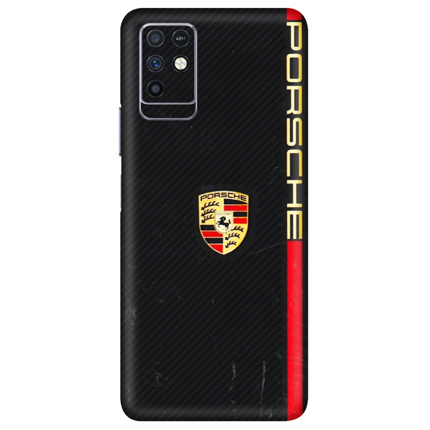 INFINIX Phone Skins (All Models) - Premium Porsche - 3D Embossed Finish (L-225) Infinix Note 10
