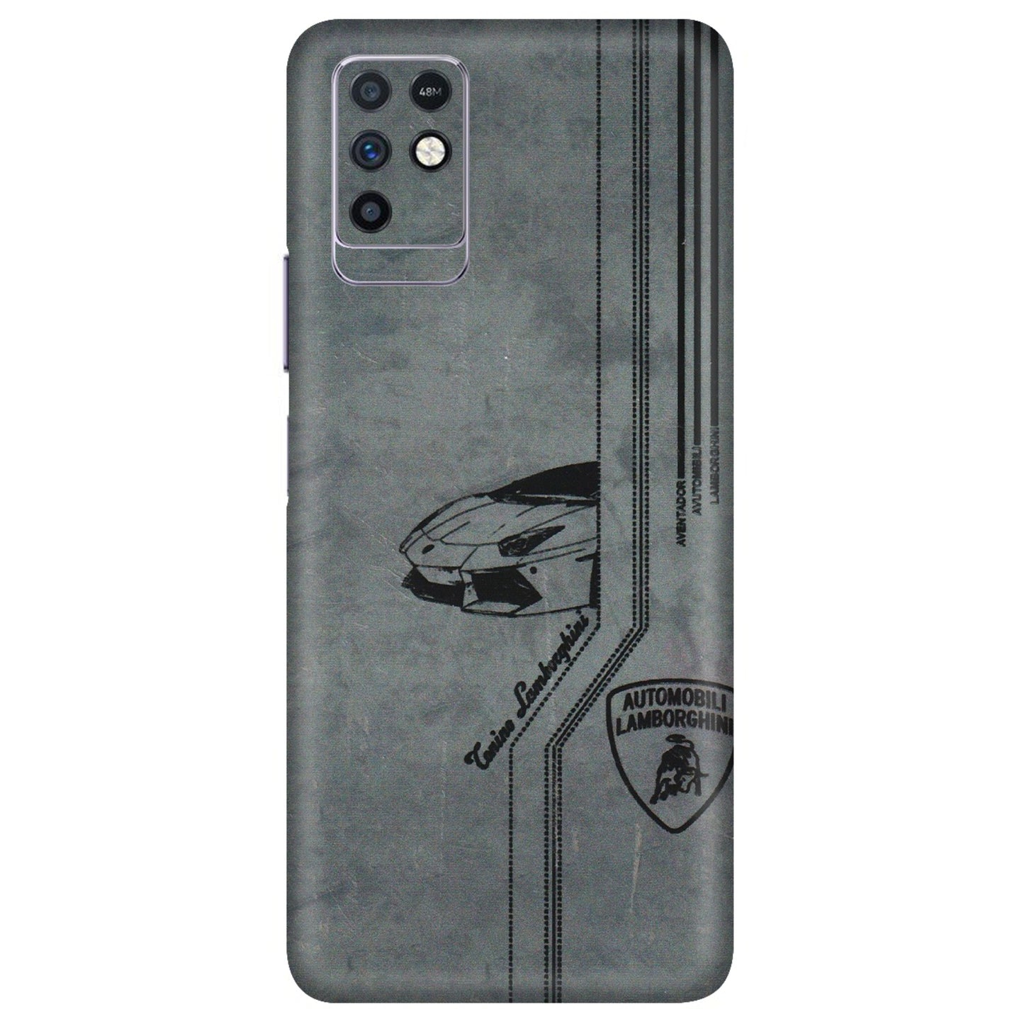 INFINIX Phone Skins (All Models) - New Lamborgini Aventador - 3D Embossed Finish (L-321) Infinix Note 10