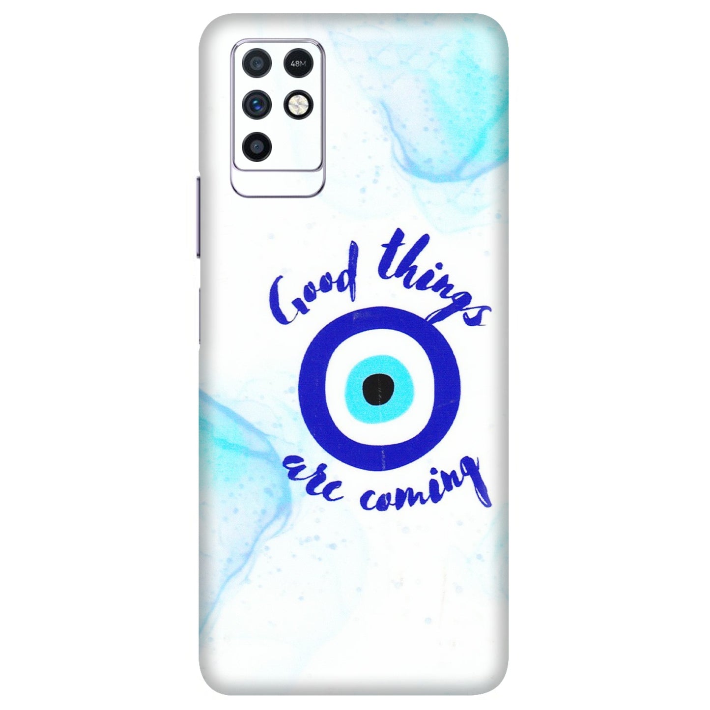 INFINIX Phone Skins (All Models) - Evil Eye Good Things Are Coming - 3D Embossed Finish (L-322) Infinix Note 10