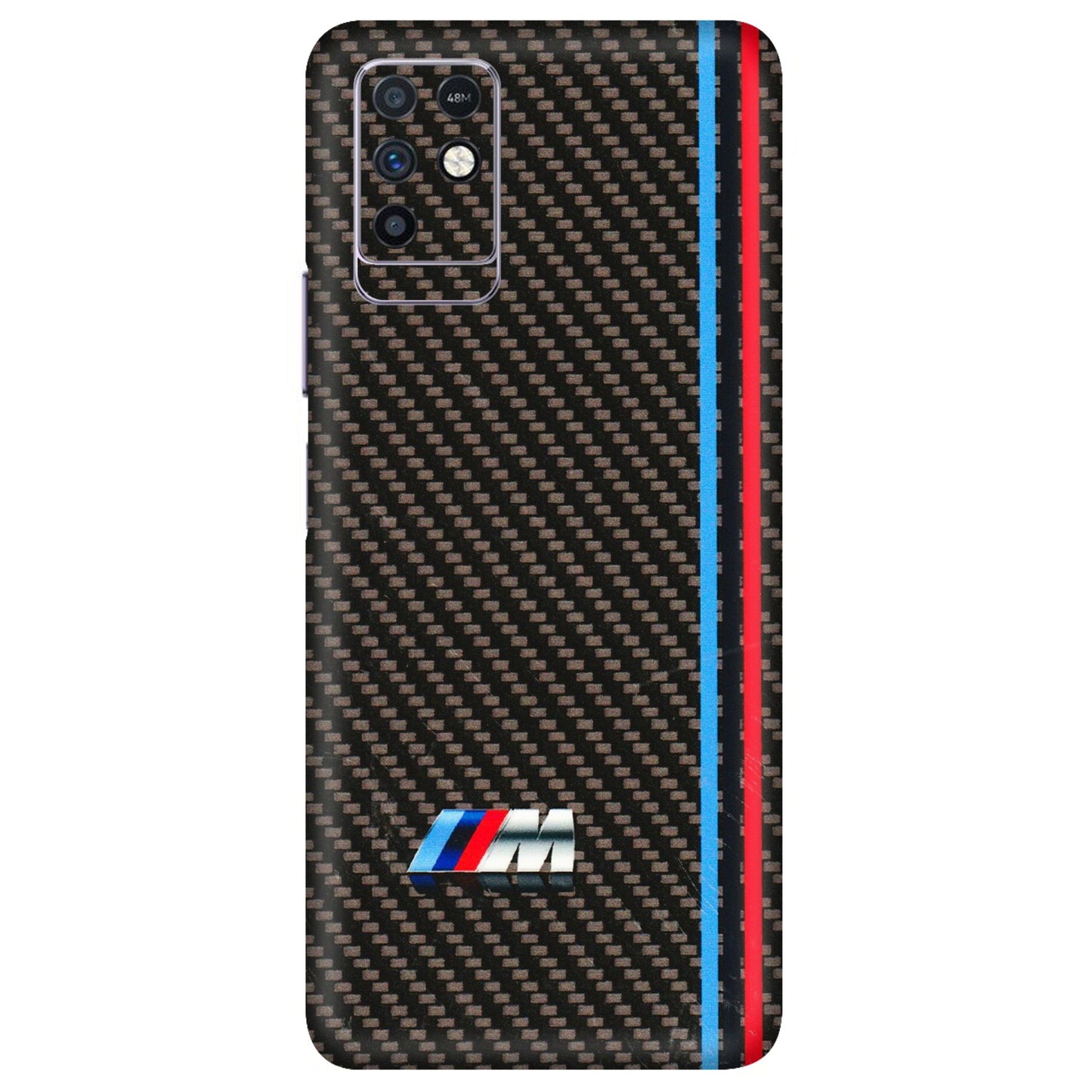 INFINIX Phone Skins (All Models) - BM Carbon Fiber Feels - 3D Embossed Finish (L-38) Infinix Note 10