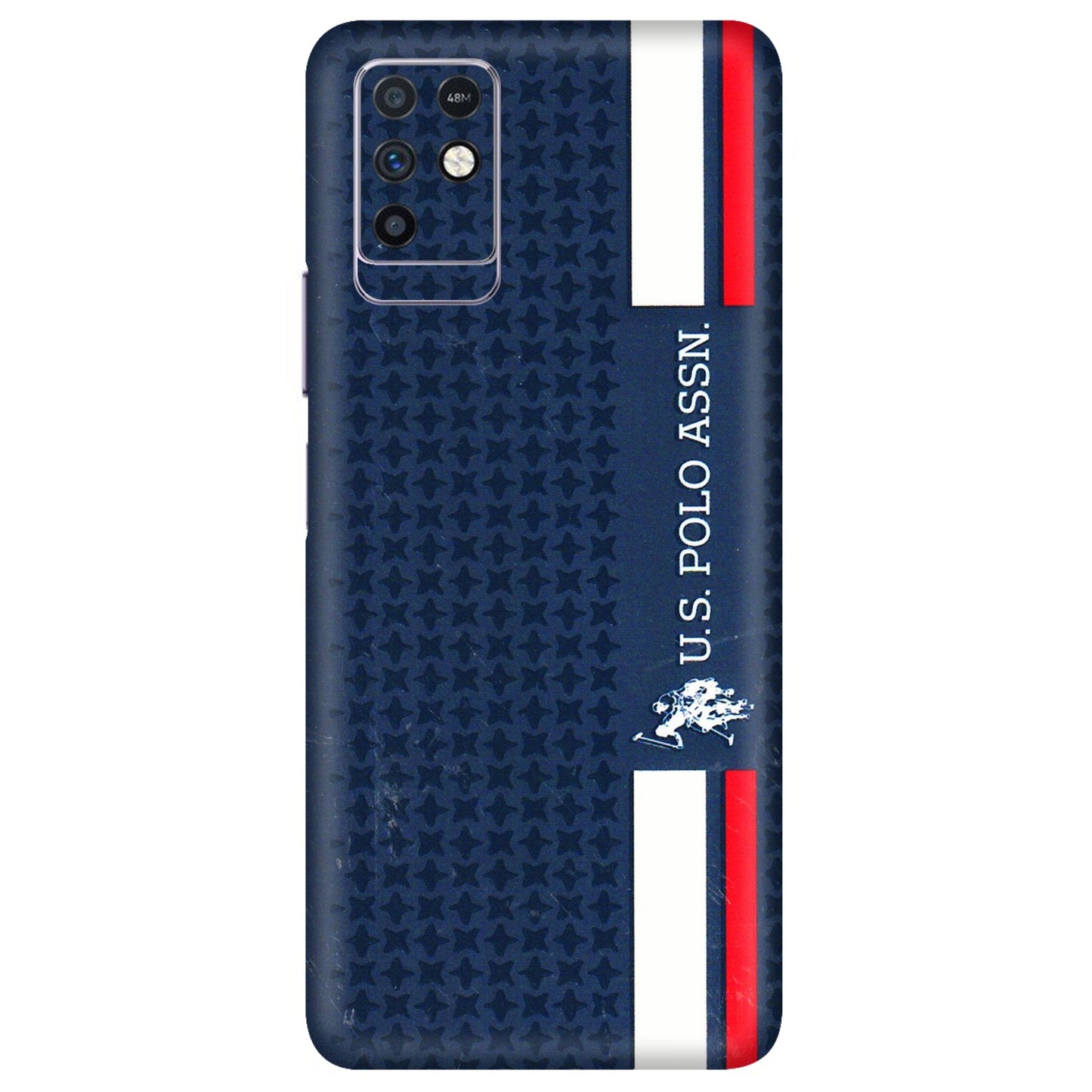 INFINIX Phone Skins (All Models) - US POLO Designer Brand - 3D Embossed Finish (L-65) Infinix Note 10
