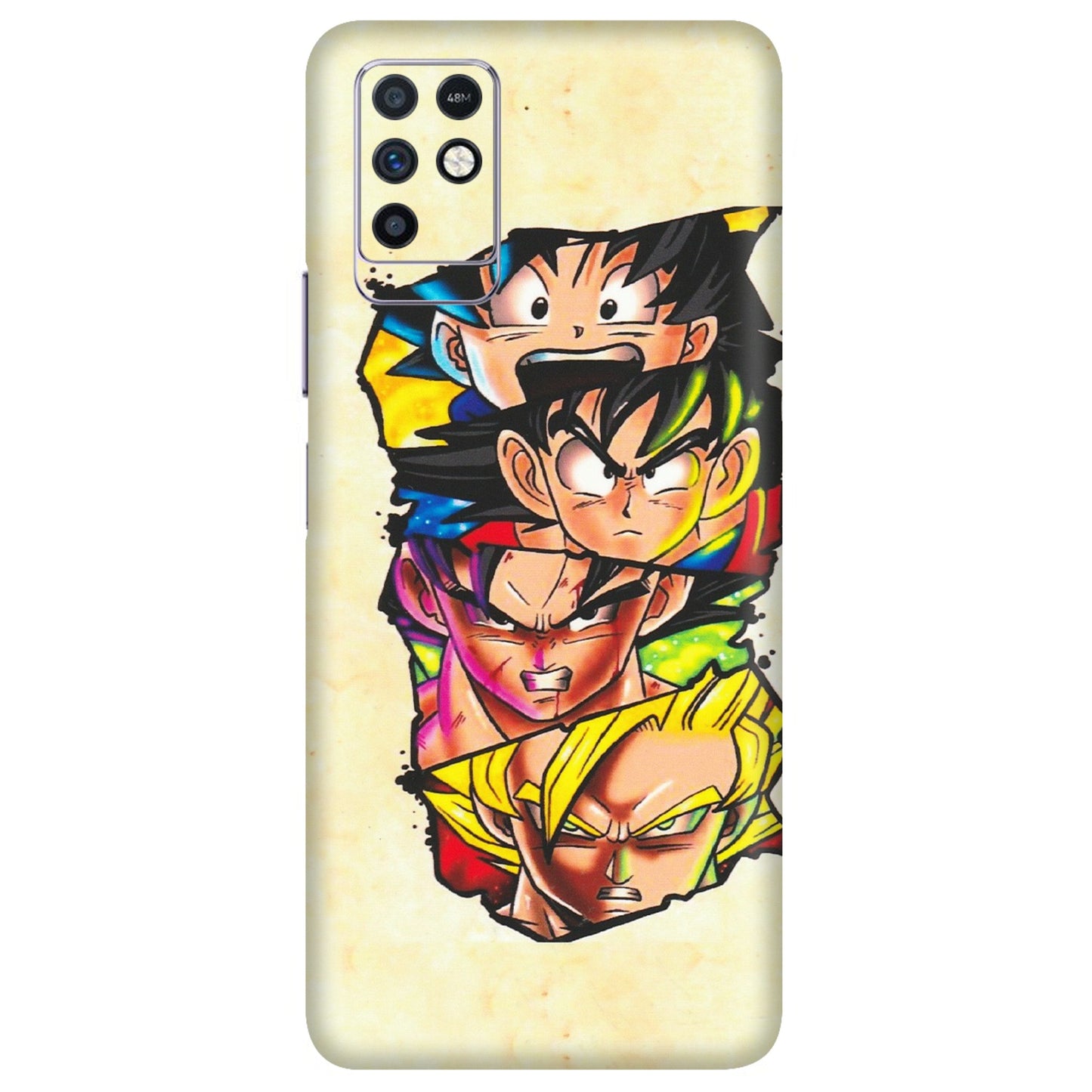 INFINIX Phone Skins (All Models) - Angry Multi Anime - Matte Finish (M-113) Infinix Note 10