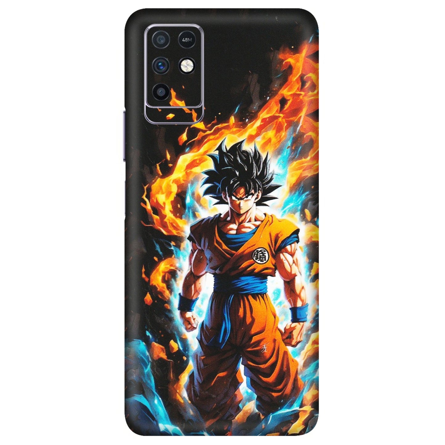 INFINIX Phone Skins (All Models) - Goku Transformation Anime - Matte Finish (M-159) Infinix Note 10