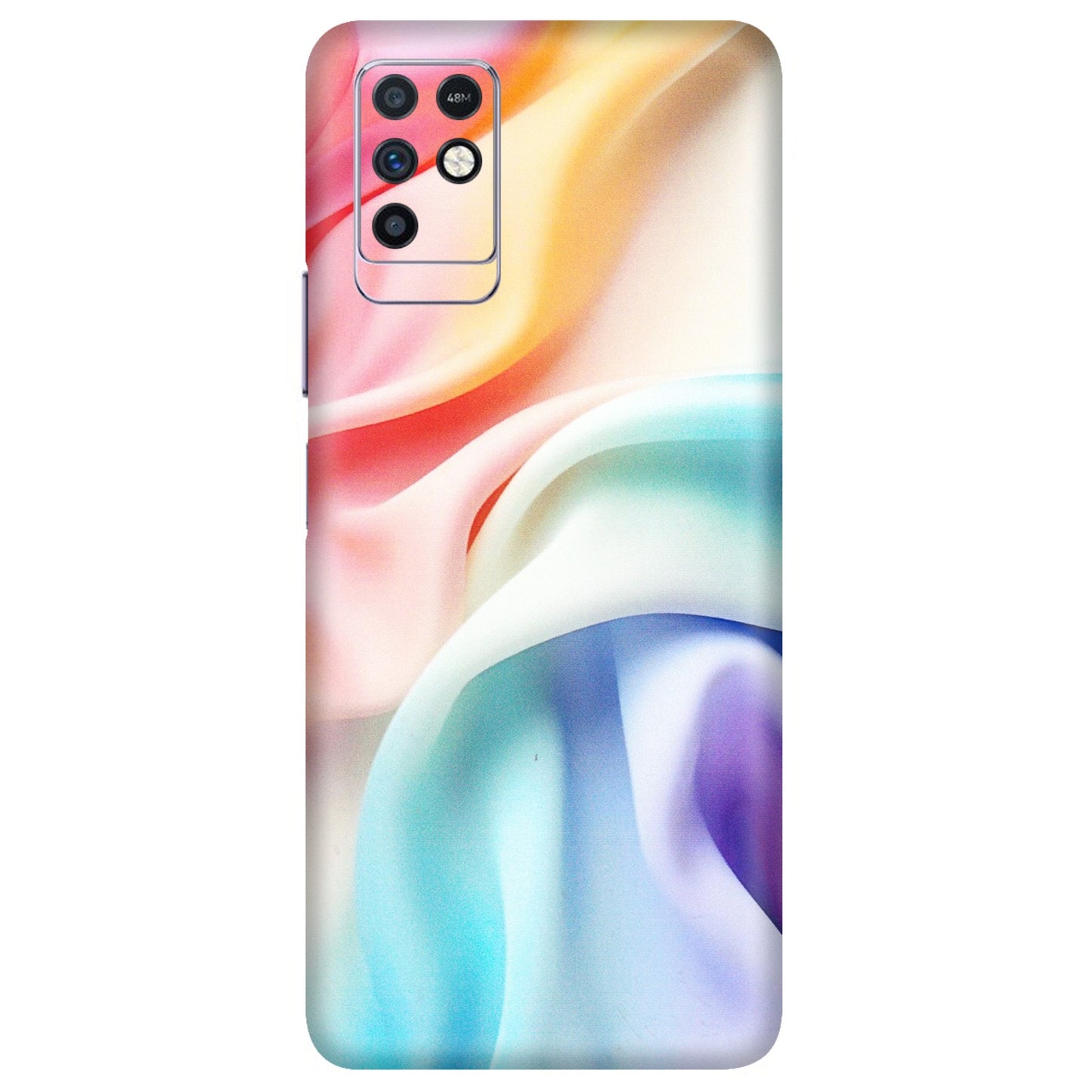 INFINIX Phone Skins (All Models) - Colourful Silk Cloth - Matte Finish (M-165) Infinix Note 10