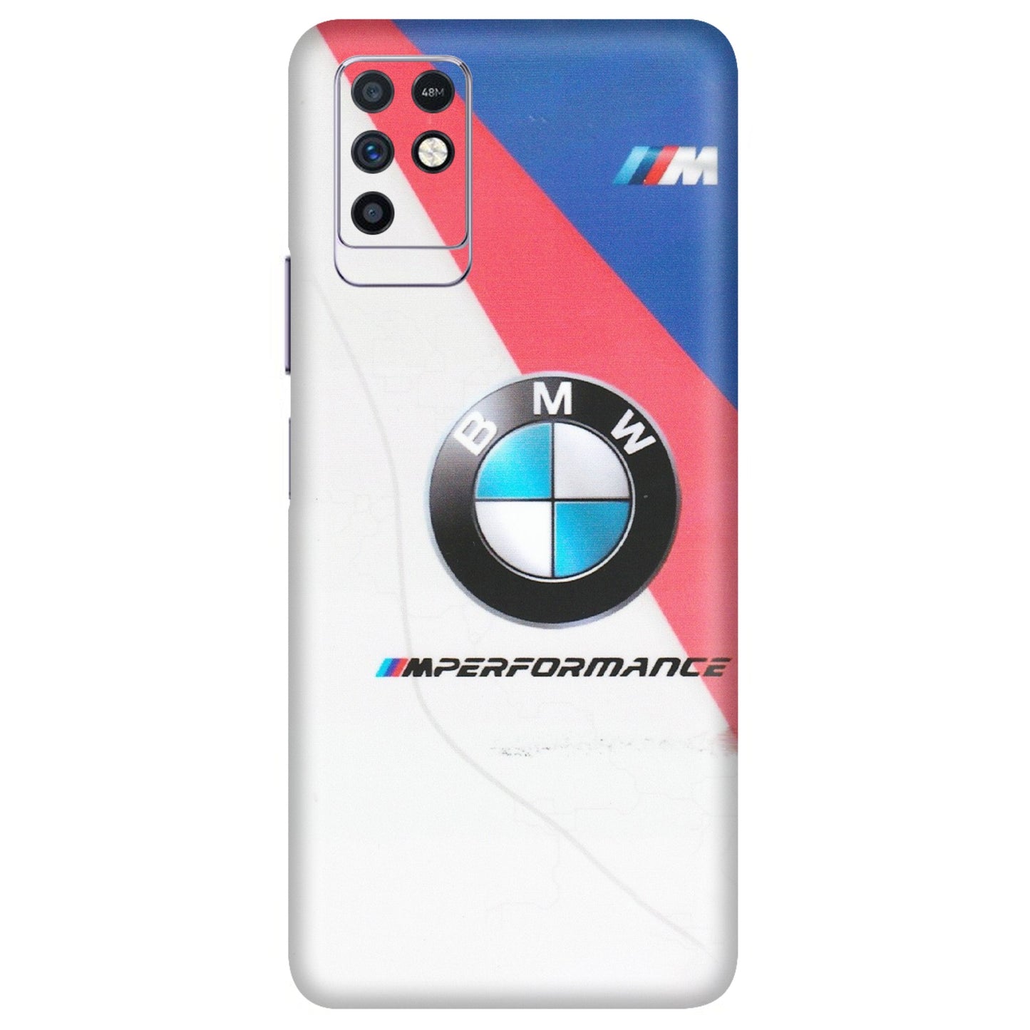 INFINIX Phone Skins (All Models) - BMW Logo Performance - Matte Finish (M-27) Infinix Note 10