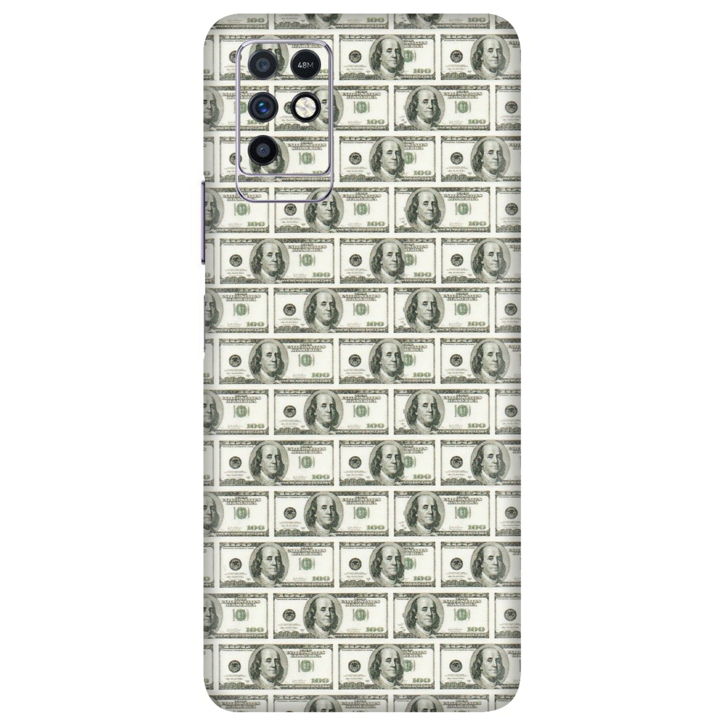 INFINIX Phone Skins (All Models) - I Love Dollars - Matte Finish (M-40) Infinix Note 10