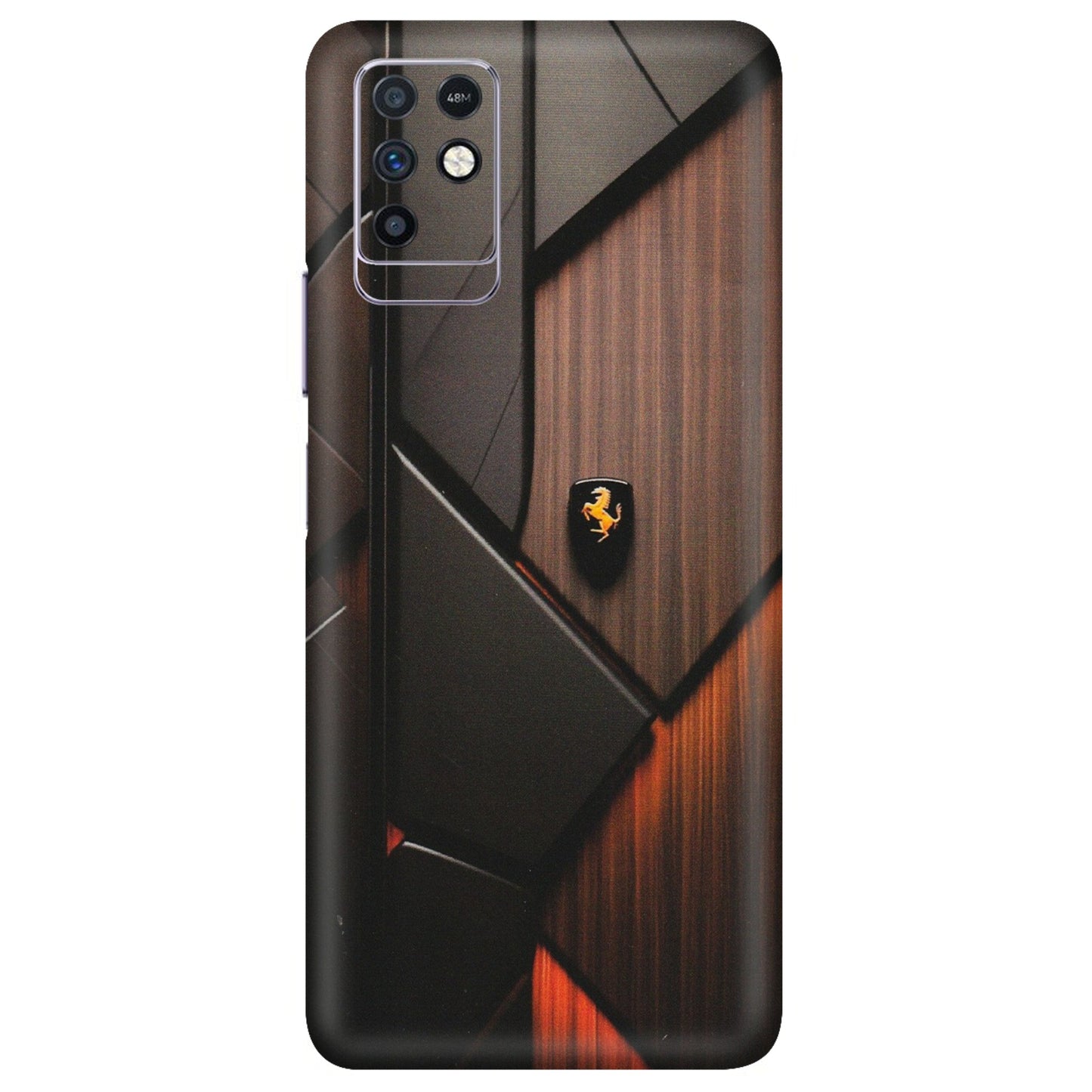 INFINIX Phone Skins (All Models) - Lambo Beauty Wood Pattern Sober - Matte Finish (M-51) Infinix Note 10