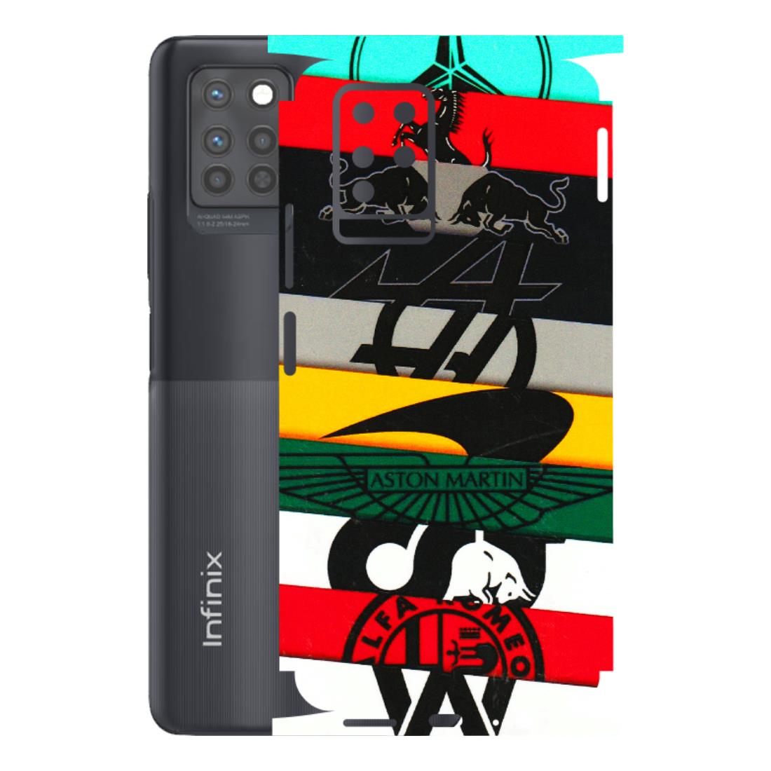 INFINIX Phone Skins (All Models) - Multi Designer Brands - 3D Embossed Finish (L-187) Infinix Note 10 PRO