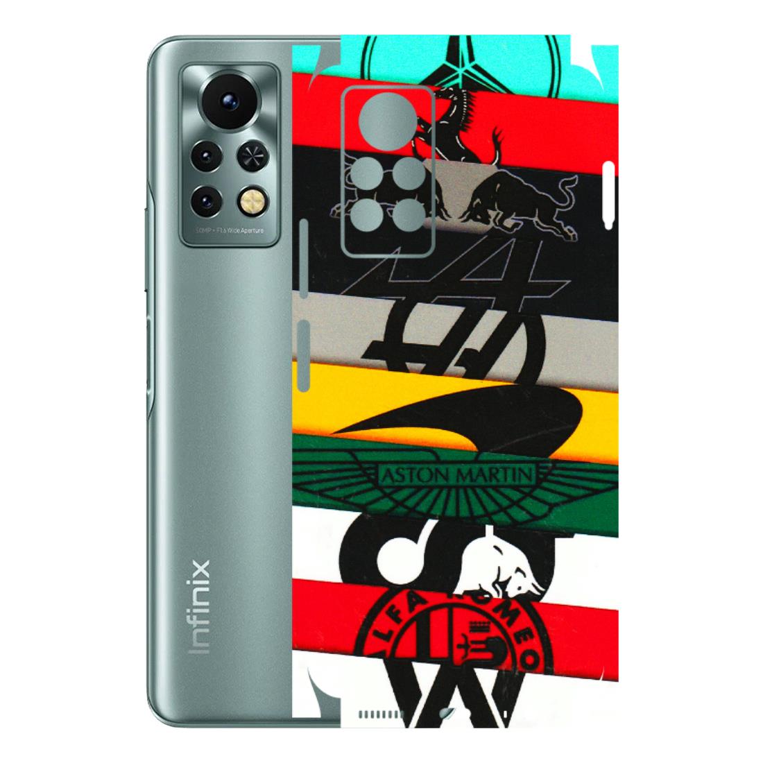 INFINIX Phone Skins (All Models) - Multi Designer Brands - 3D Embossed Finish (L-187) Infinix Note 11S
