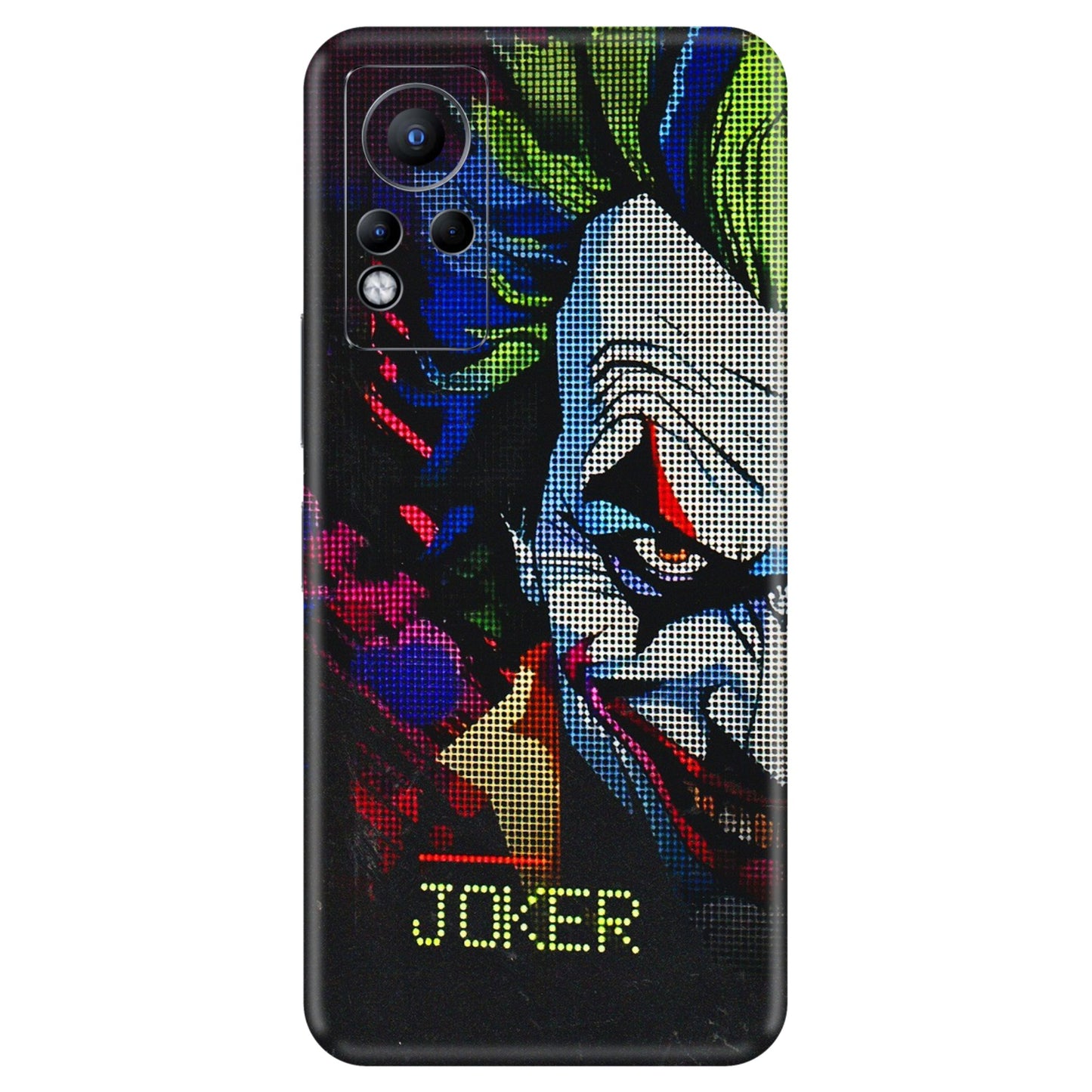 INFINIX Phone Skins (All Models) - Joker Dot Matrix - 3D Embossed Finish (L-08) Infinix Note 11