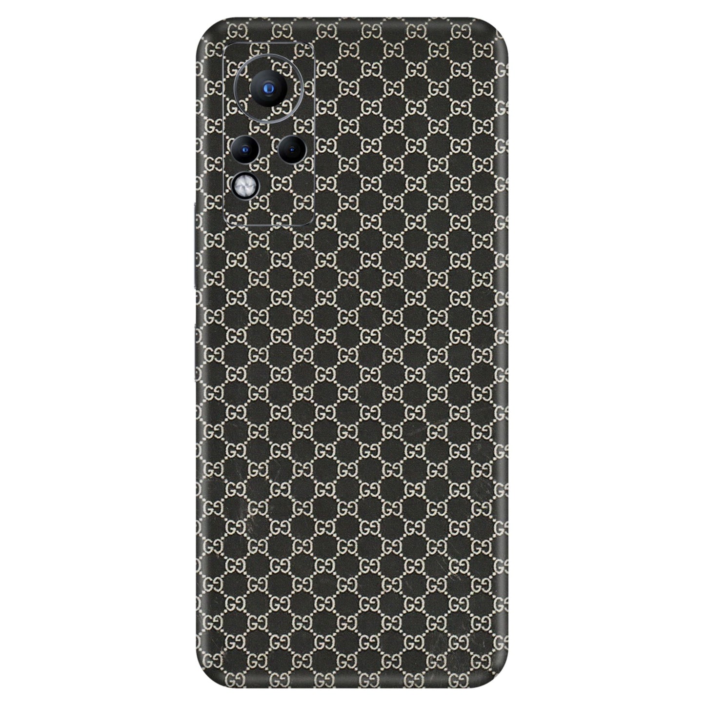 INFINIX Phone Skins (All Models) - Black G Print - 3D Embossed Finish (L-109) Infinix Note 11