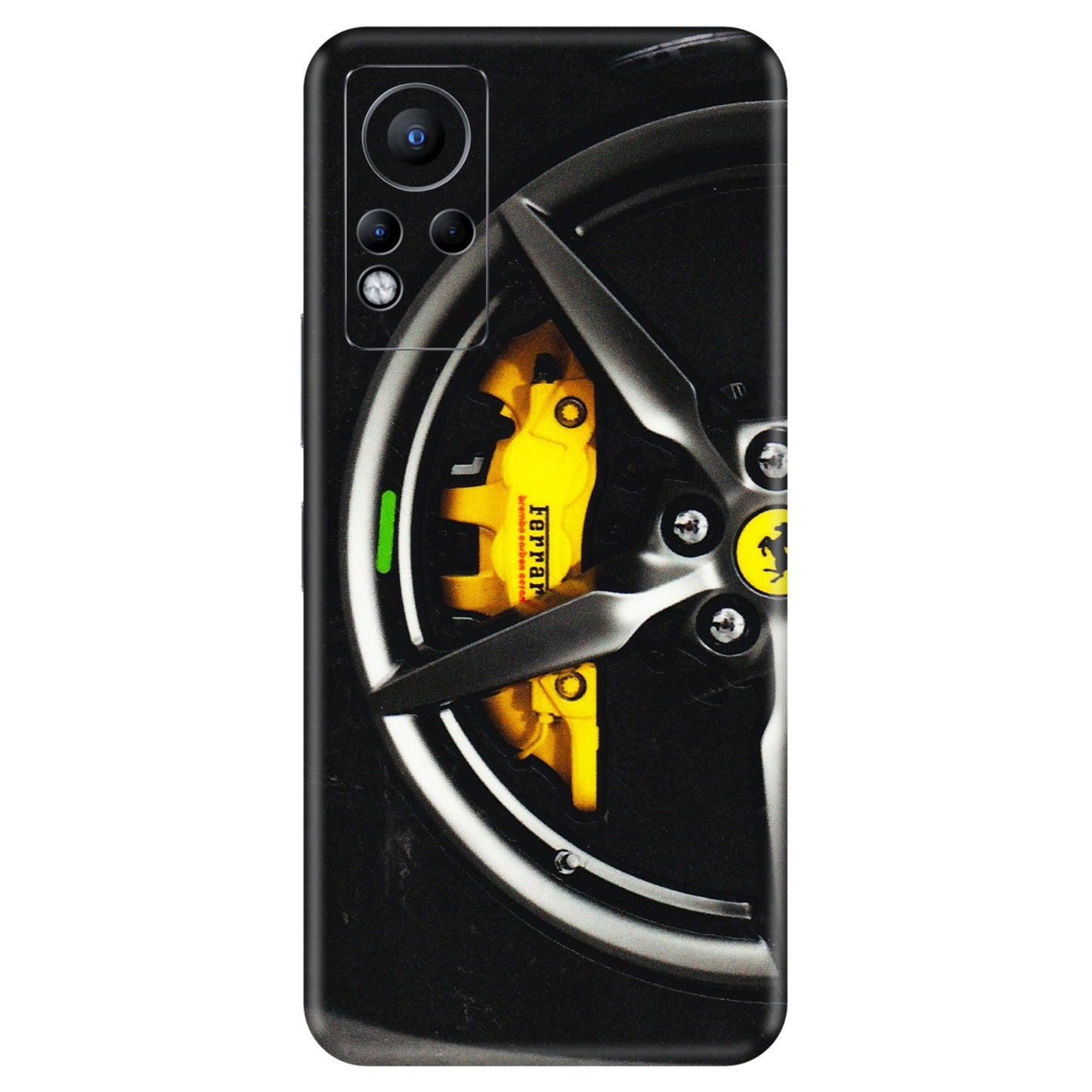 INFINIX Phone Skins (All Models) - Ferrari Wheel Alloy - 3D Embossed Finish (L-173) Infinix Note 11