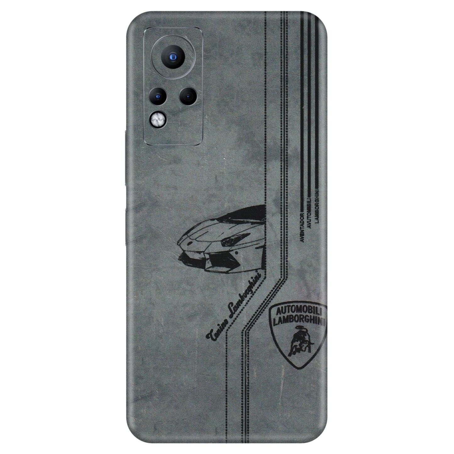 INFINIX Phone Skins (All Models) - New Lamborgini Aventador - 3D Embossed Finish (L-321) Infinix Note 11