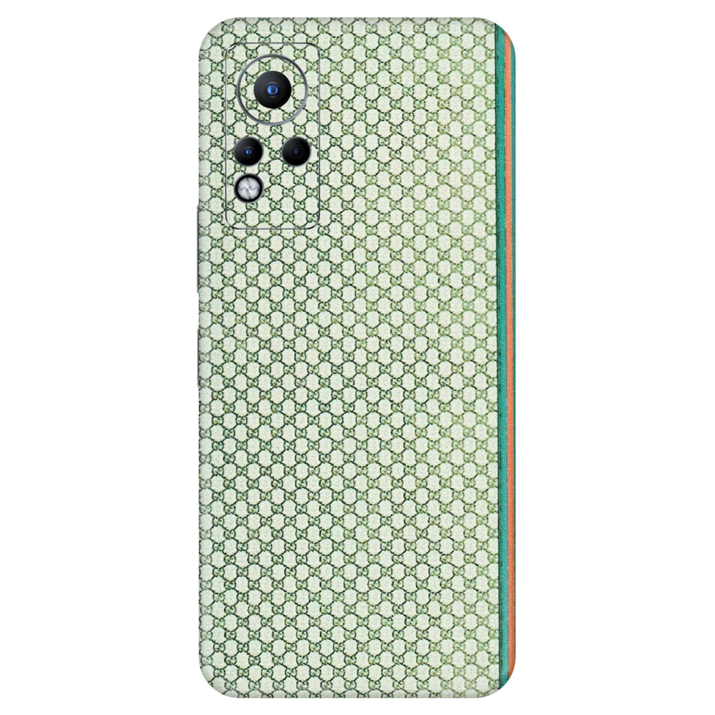 INFINIX Phone Skins (All Models) - Gucci Fabric Pattern - 3D Embossed Finish (L-73) Infinix Note 11