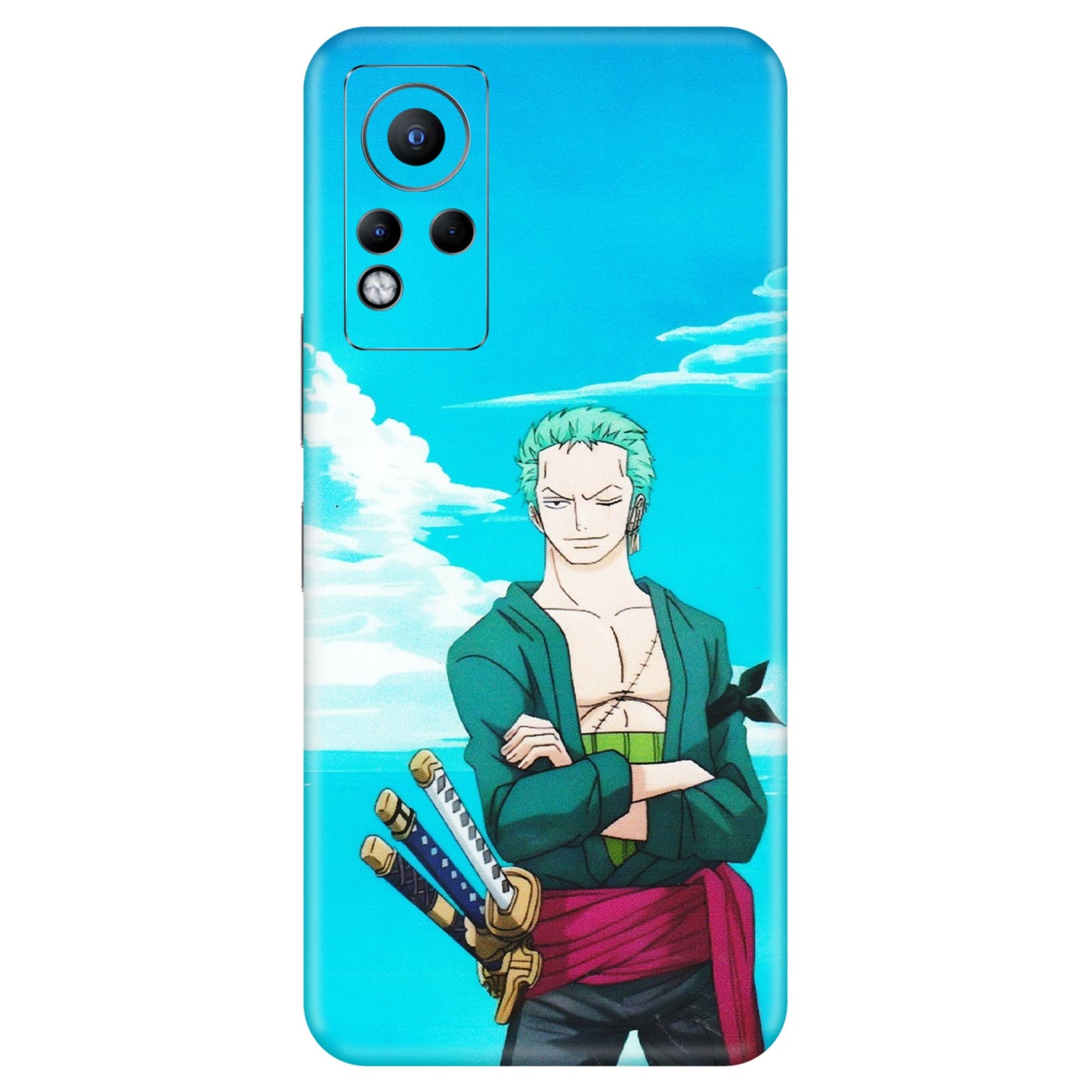 INFINIX Phone Skins (All Models) - Cool Swordman Zoro Anime - Matte Finish (M-143) Infinix Note 11