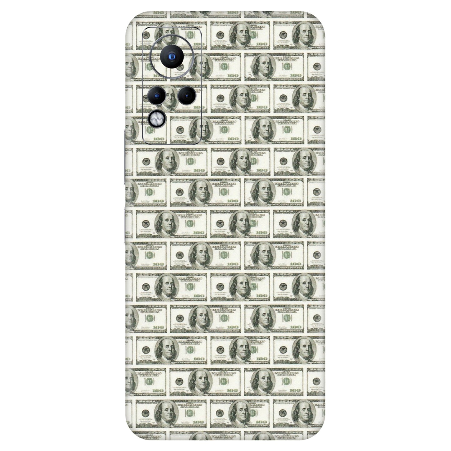INFINIX Phone Skins (All Models) - I Love Dollars - Matte Finish (M-40) Infinix Note 11