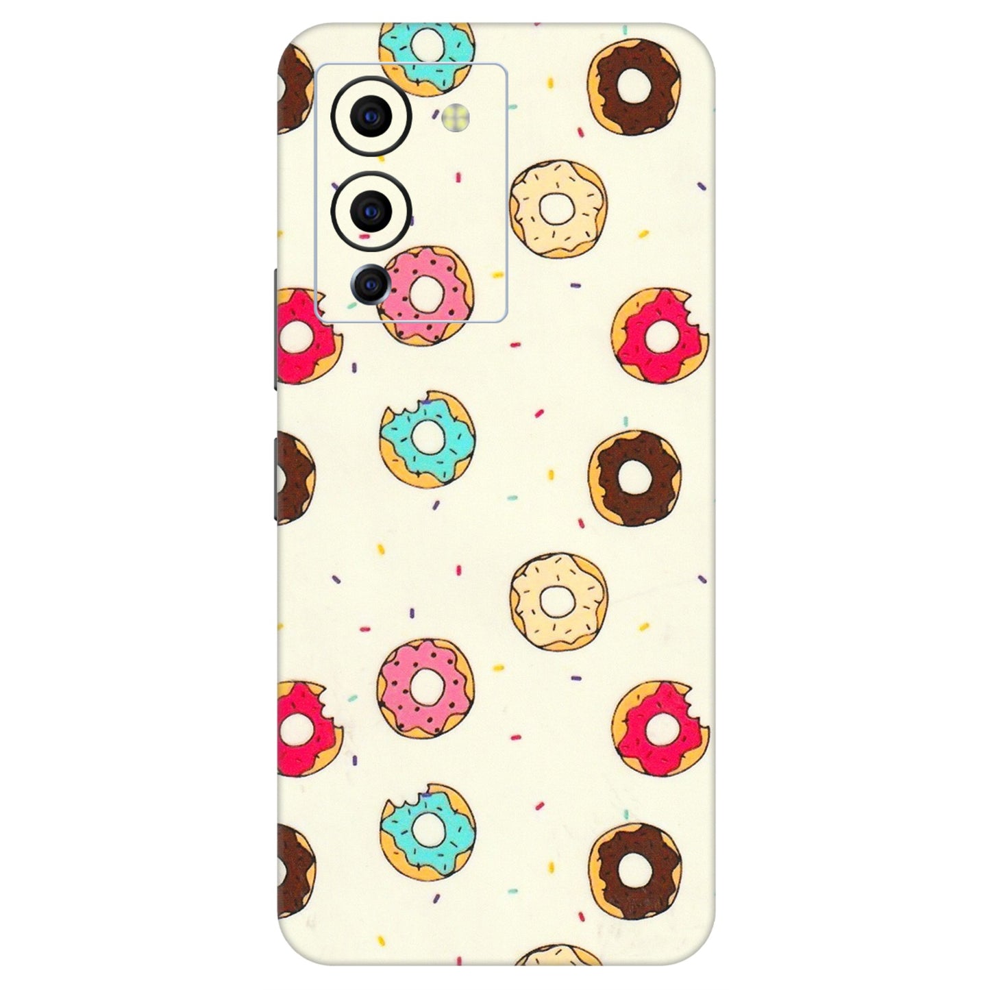 INFINIX Phone Skins (All Models) - Mini Donuts Doodle Art - 3D Embossed Finish (L-122) Infinix Note 12 G96