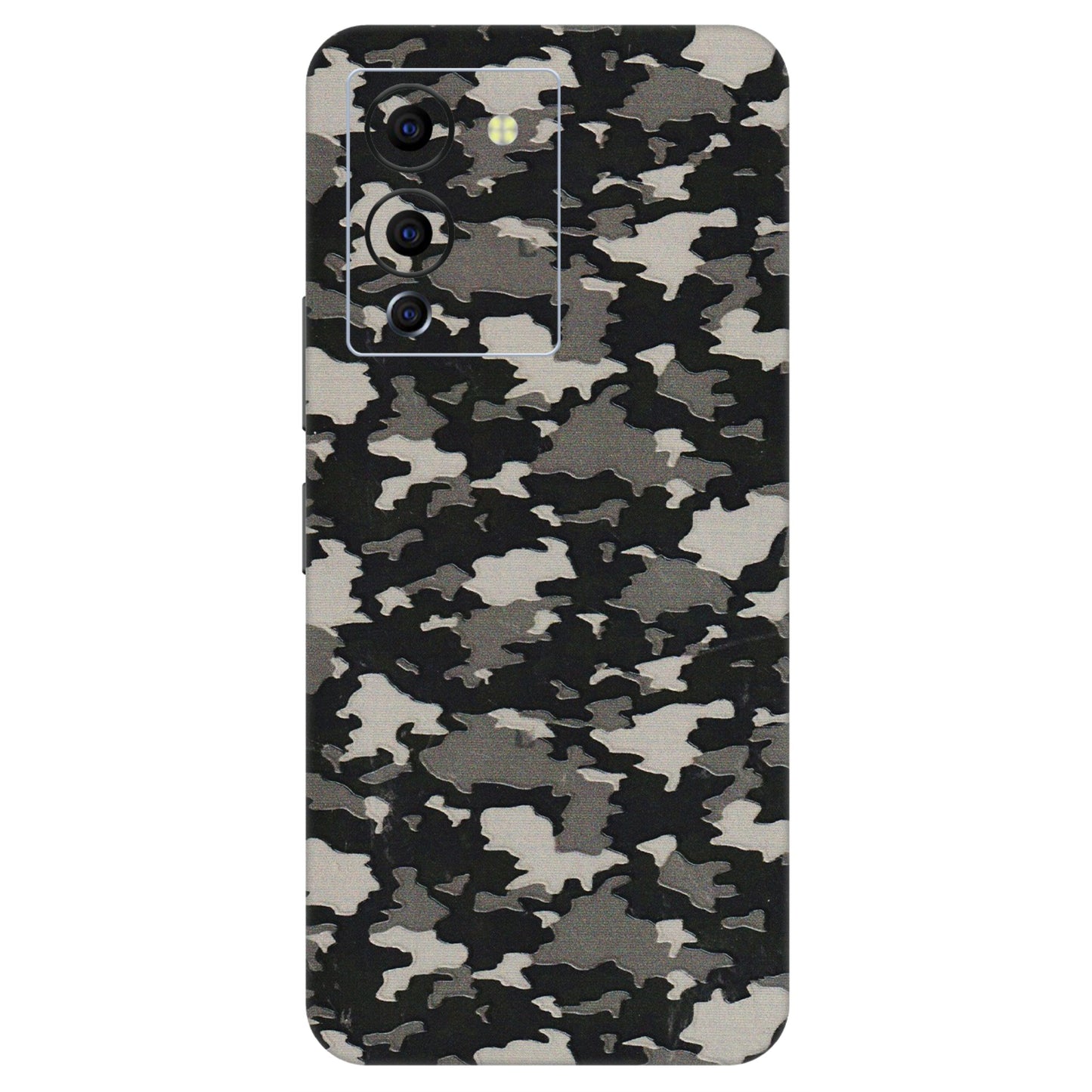 INFINIX Phone Skins (All Models) - Black/Grey Camoflaunge - 3D Embossed Finish (L-142) Infinix Note 12 G96