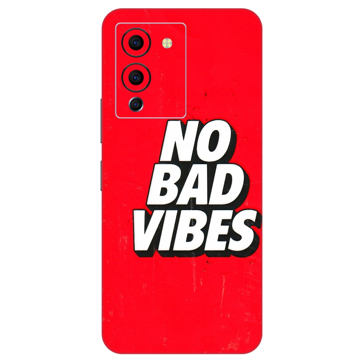 INFINIX Phone Skins (All Models) - No Bad Vibes - 3D Embossed Finish (L-280) Infinix Note 12 G96