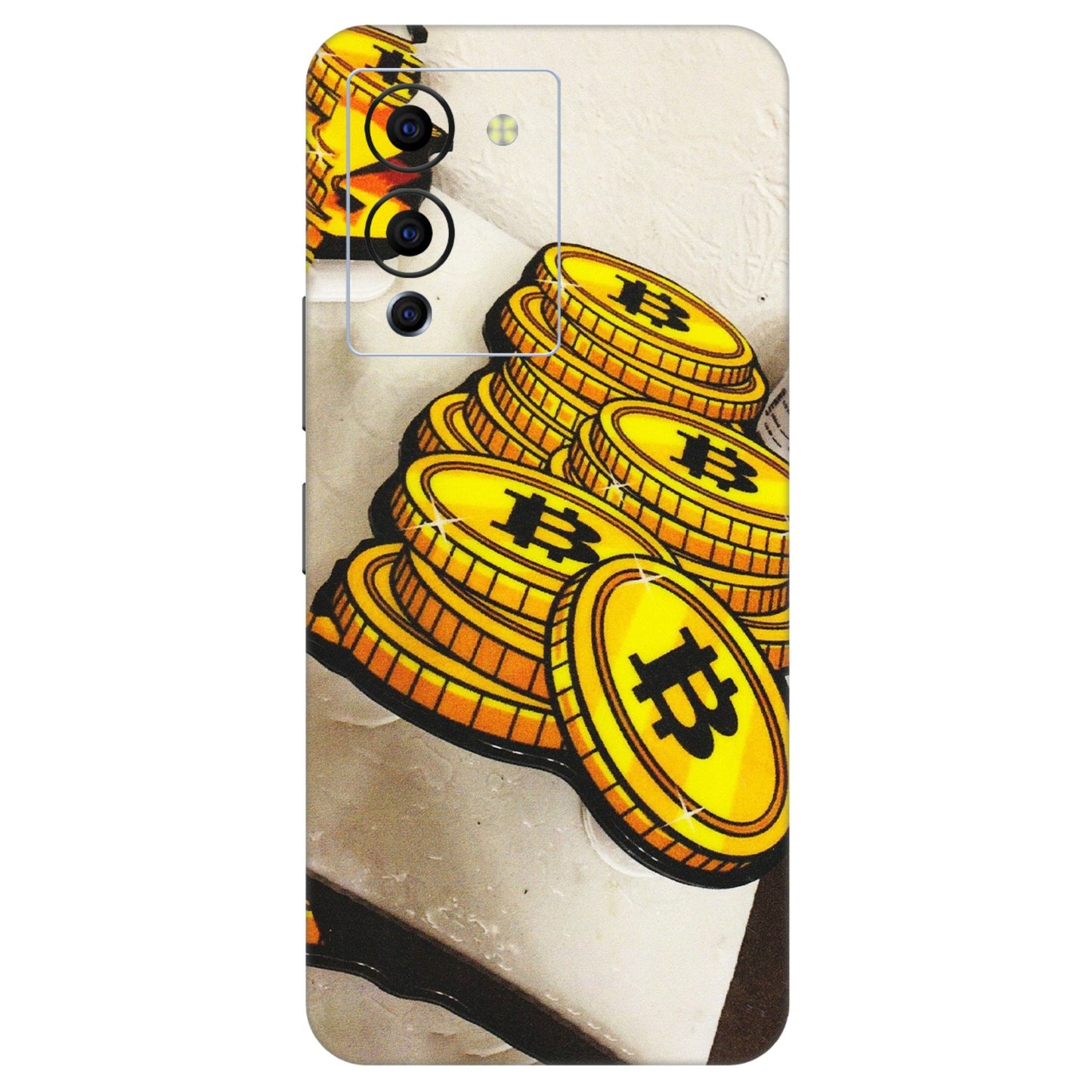 INFINIX Phone Skins (All Models) - Billionaire Bitcoin Collection - Matte Finish (M-92) Infinix Note 12 G96