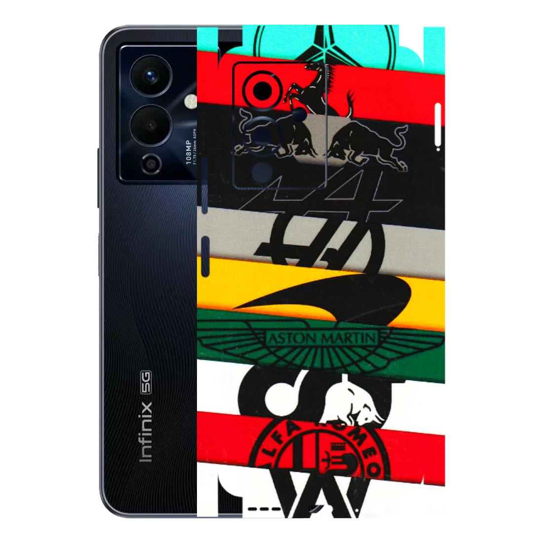 INFINIX Phone Skins (All Models) - Multi Designer Brands - 3D Embossed Finish (L-187) Infinix Note 12 Pro (5G)
