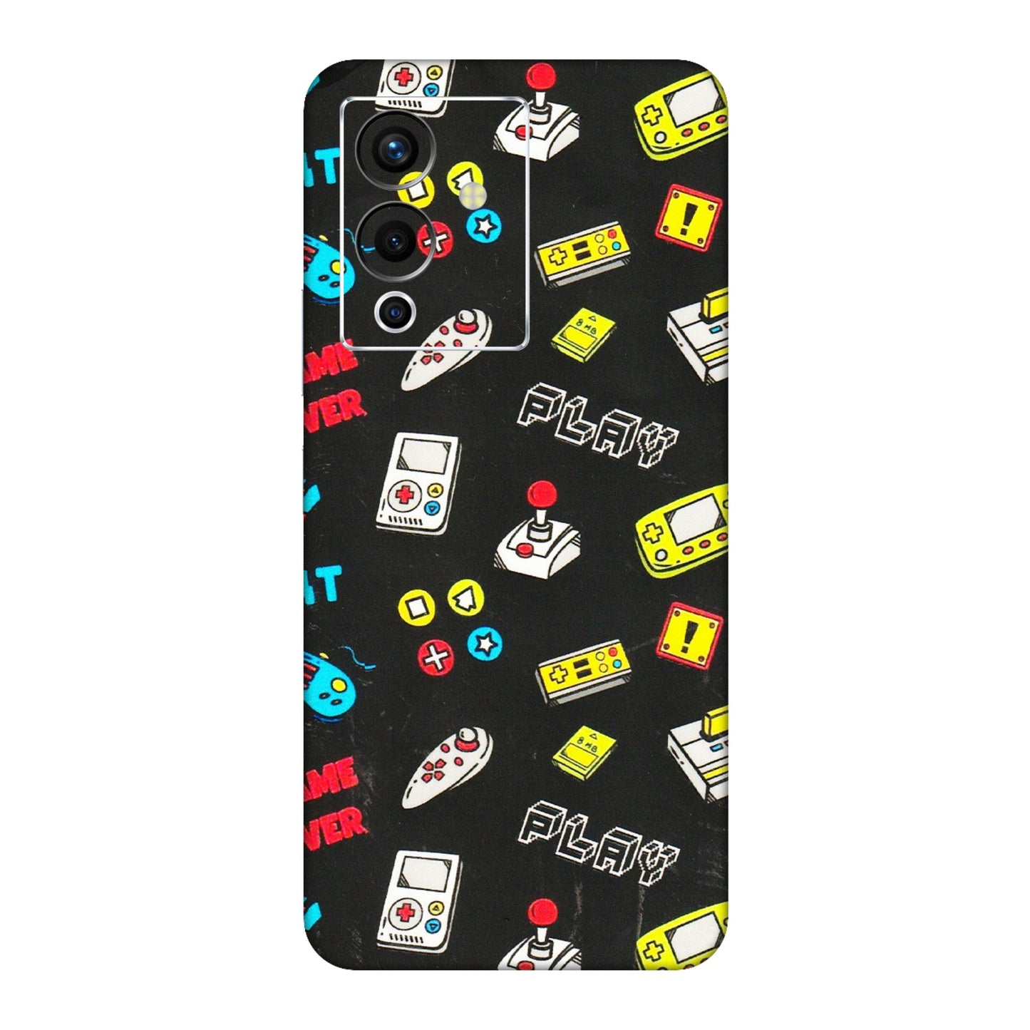 INFINIX Phone Skins (All Models) - Gaming Doodles - 3D Embossed Finish (L-224) Infinix Note 12 Pro (5G)